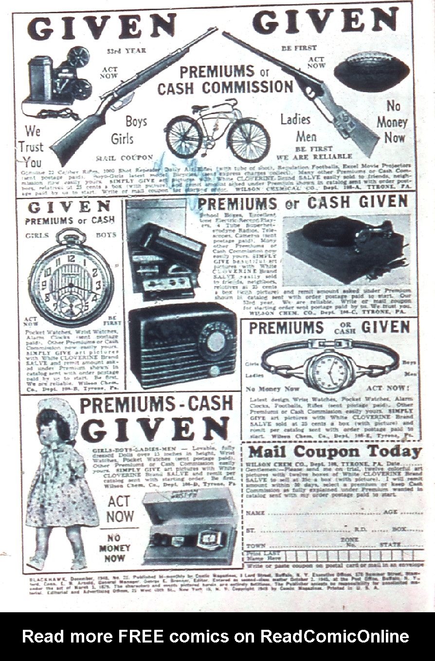 Read online Blackhawk (1957) comic -  Issue #22 - 2