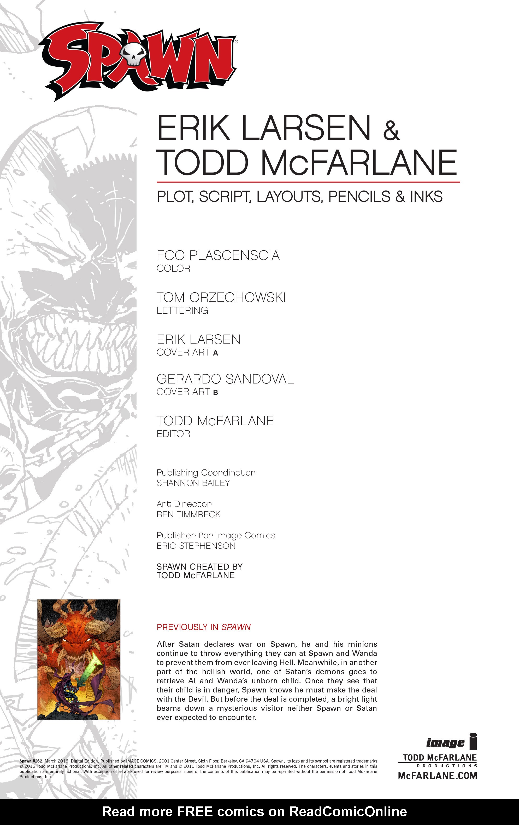 Read online Spawn comic -  Issue #262 - 2