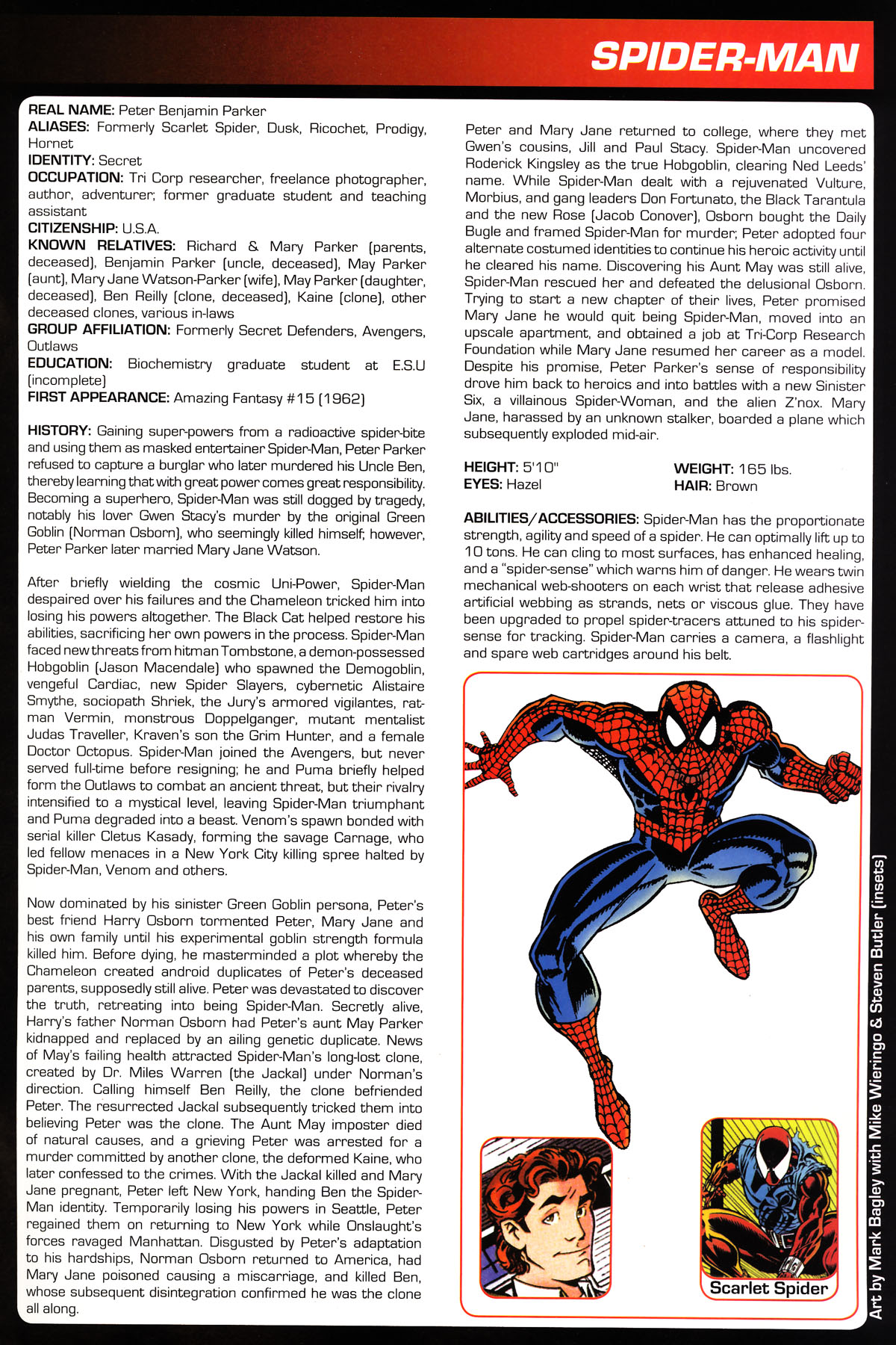 Read online Marvel Legacy:  The 1990's Handbook comic -  Issue # Full - 55
