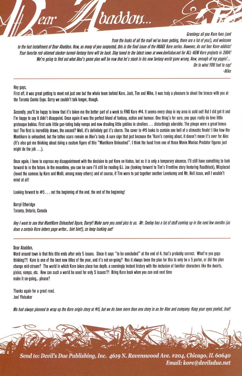 Read online Kore comic -  Issue #5 - 29