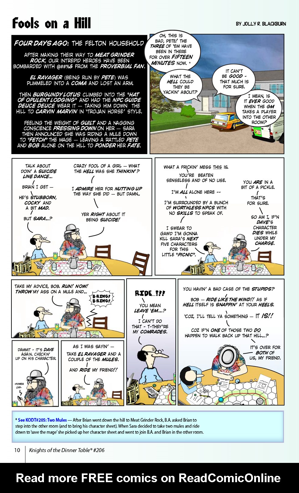 Read online Knights of the Dinner Table comic -  Issue #206 - 12