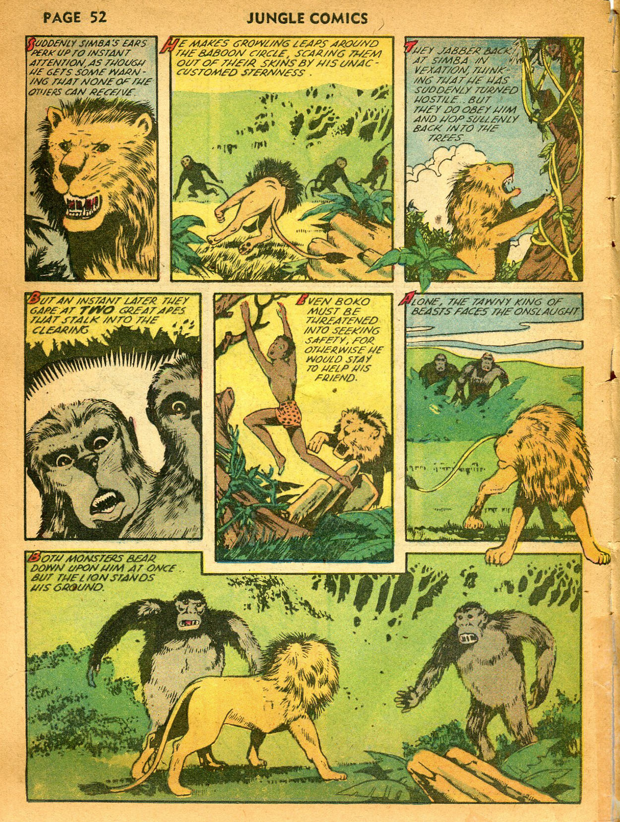 Read online Jungle Comics comic -  Issue #35 - 54