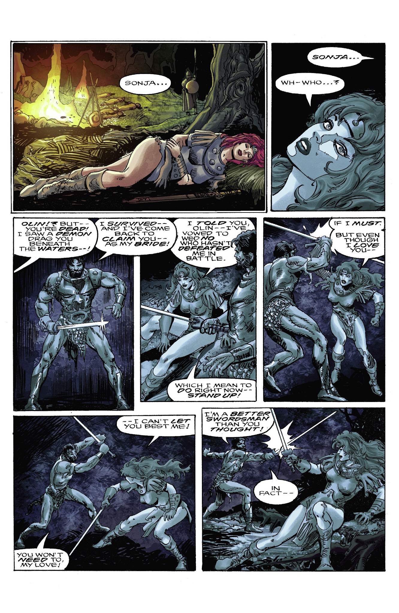 Read online Classic Red Sonja Re-Mastered comic -  Issue #4 - 6