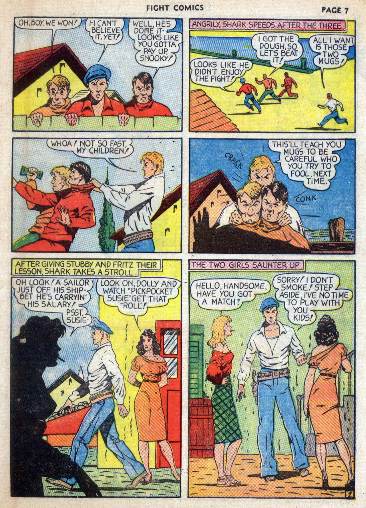 Read online Fight Comics comic -  Issue #4 - 9