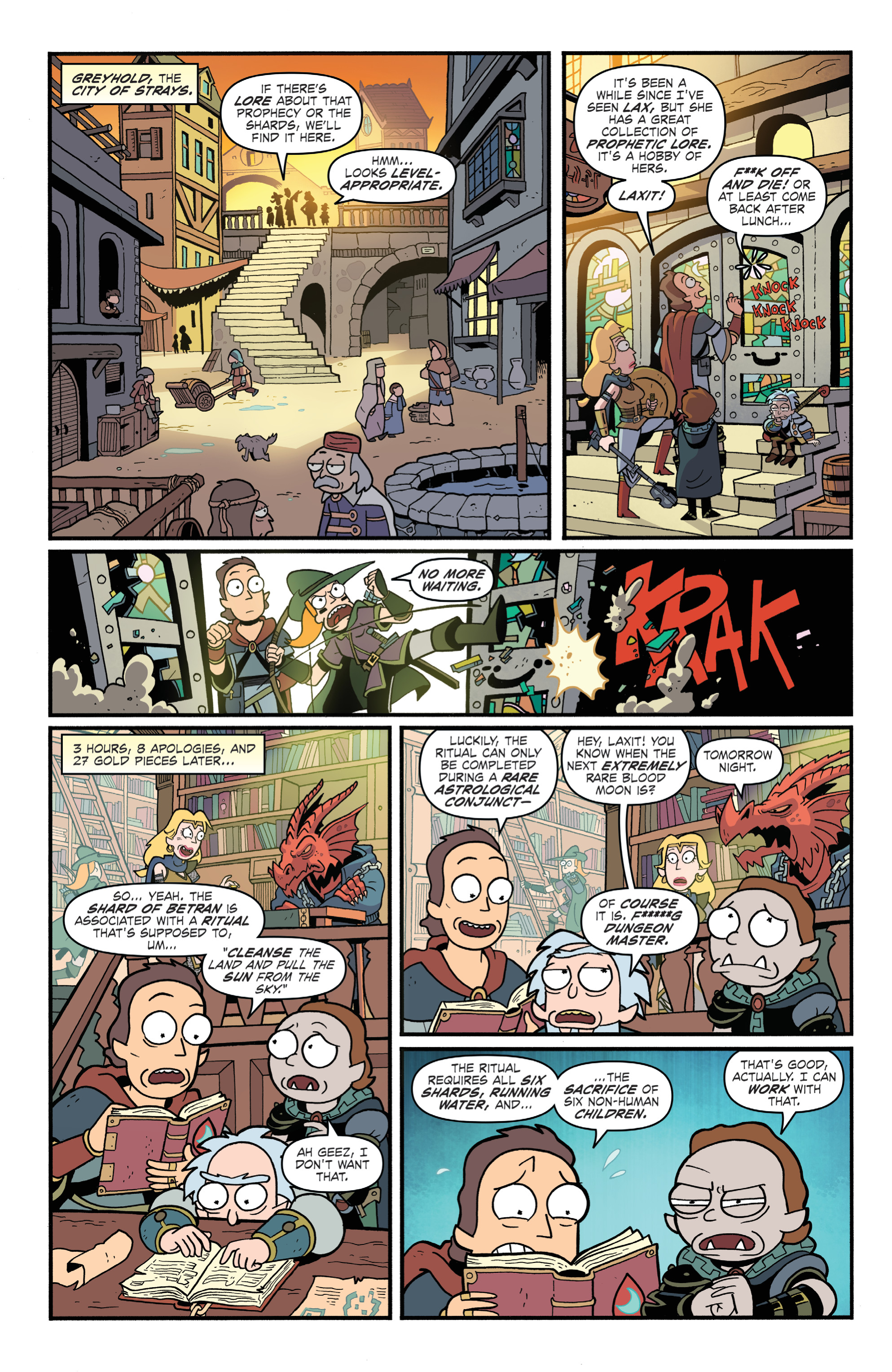 Read online Rick and Morty vs Dungeons & Dragons comic -  Issue # _TPB - 90