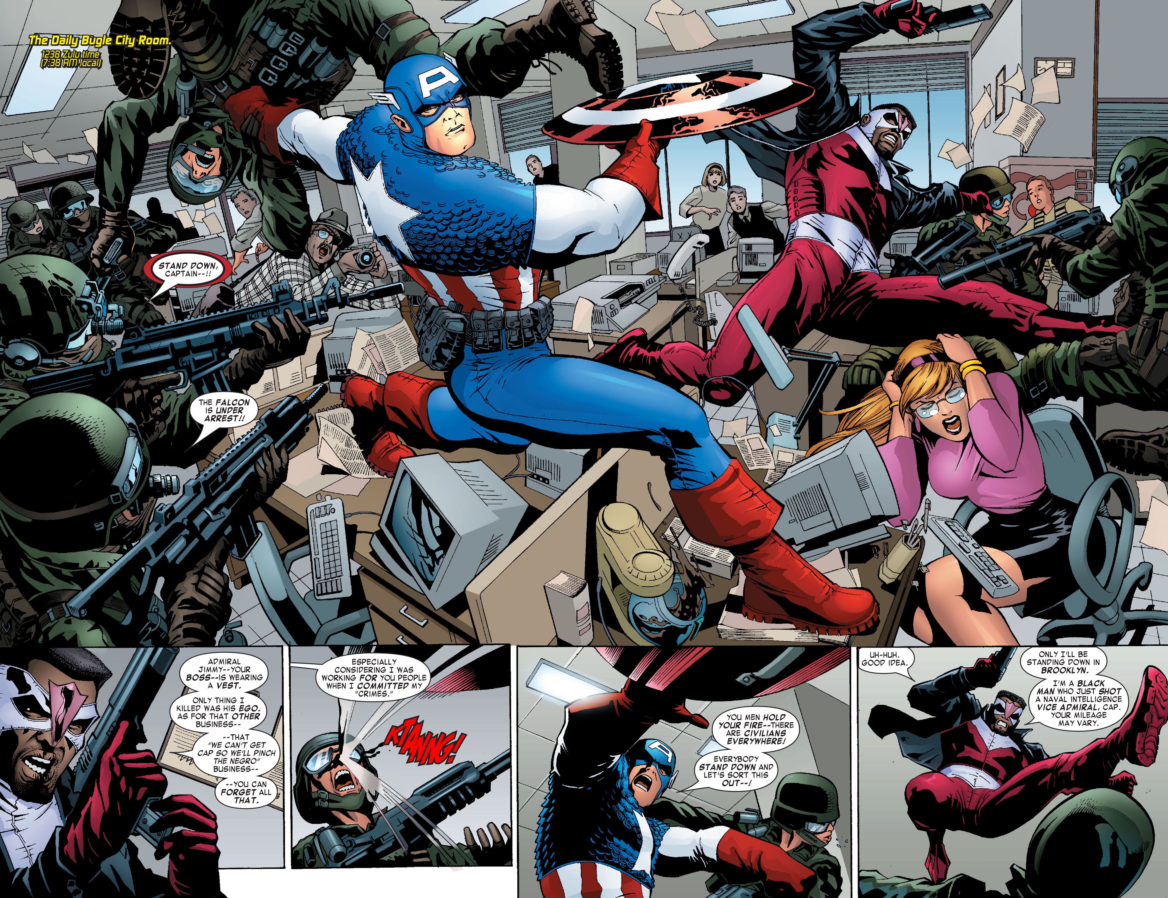 Read online Captain America & the Falcon comic -  Issue #6 - 3