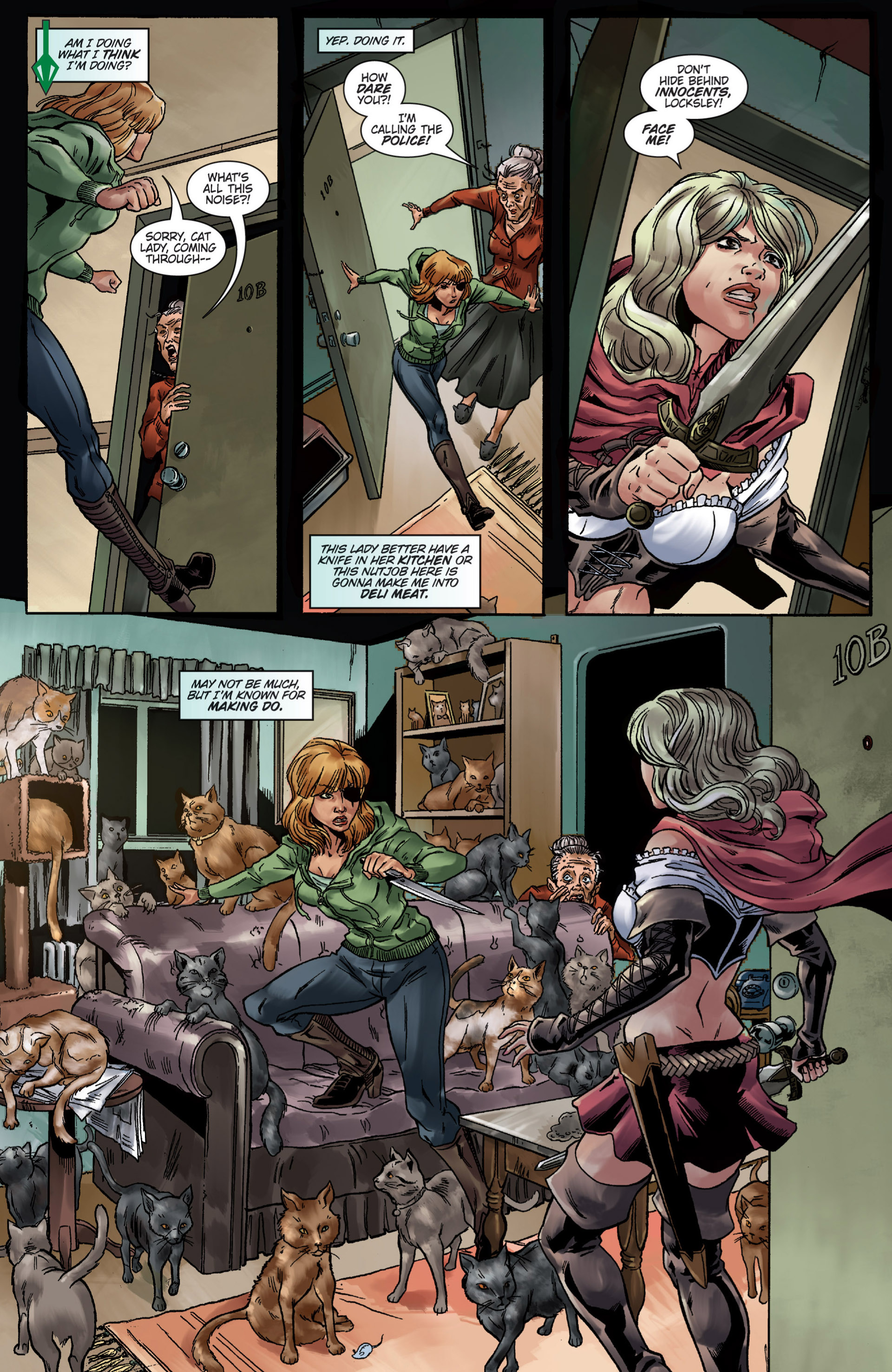Read online Grimm Fairy Tales presents Robyn Hood vs. Red Riding Hood comic -  Issue # Full - 13