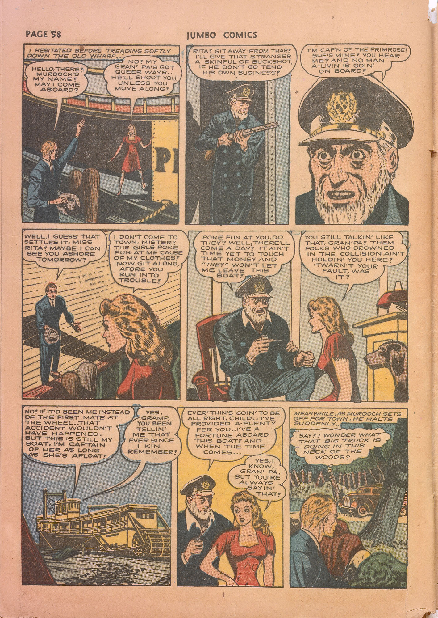 Read online Jumbo Comics comic -  Issue #46 - 60