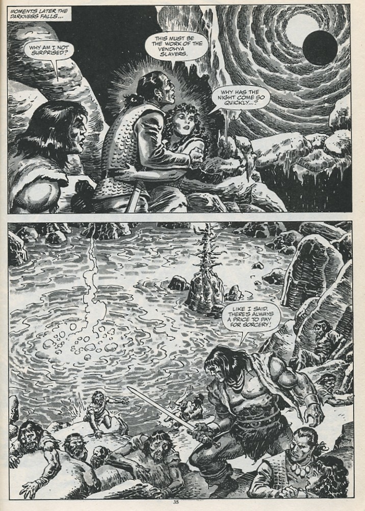 Read online The Savage Sword Of Conan comic -  Issue #187 - 37
