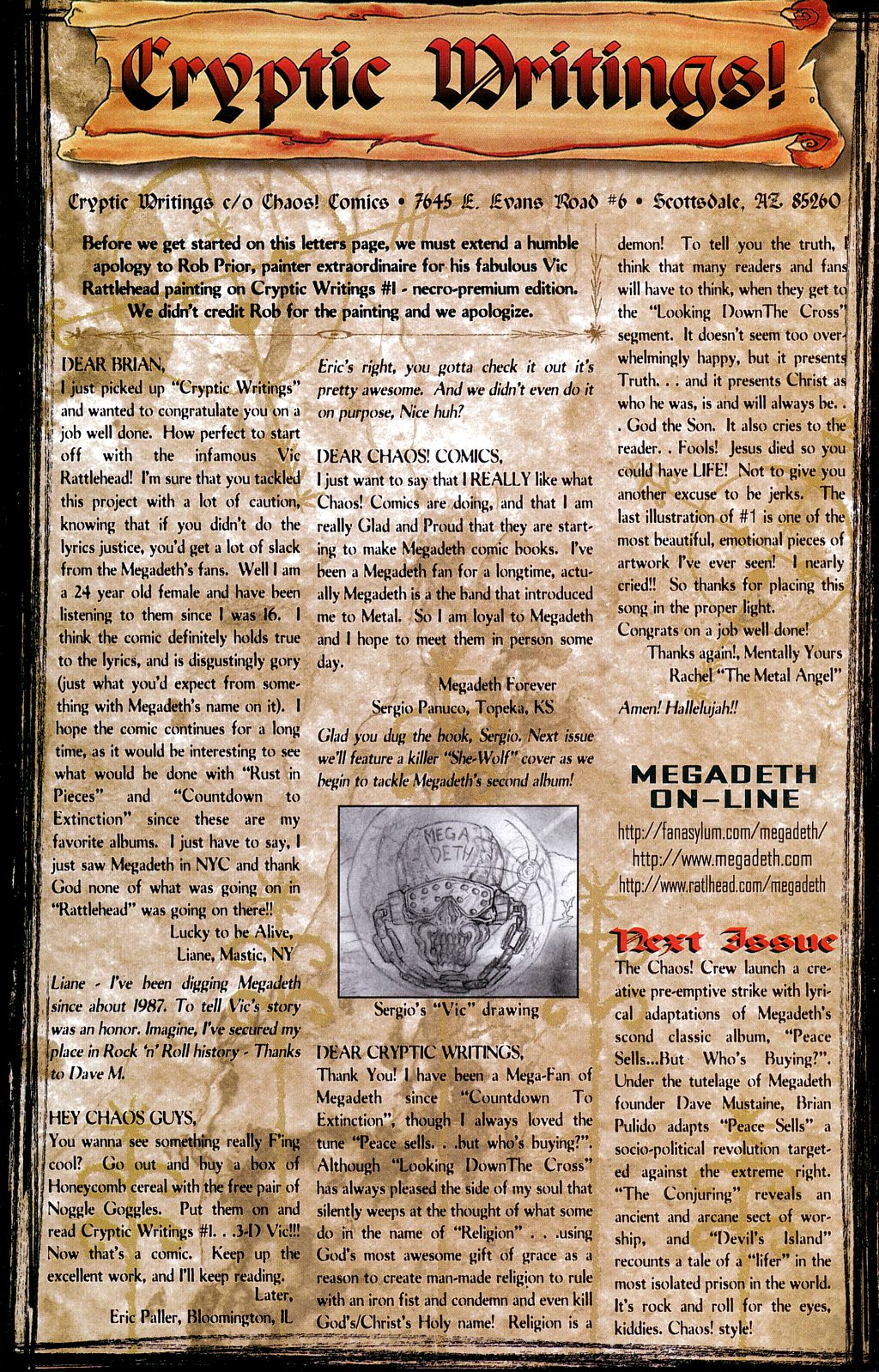 Read online Cryptic Writings of Megadeth comic -  Issue #2 - 26