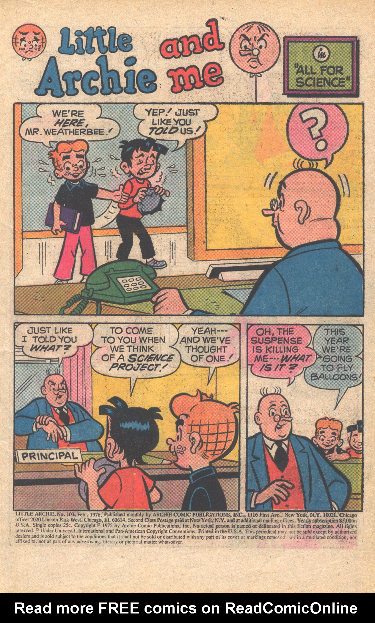 Read online The Adventures of Little Archie comic -  Issue #103 - 3