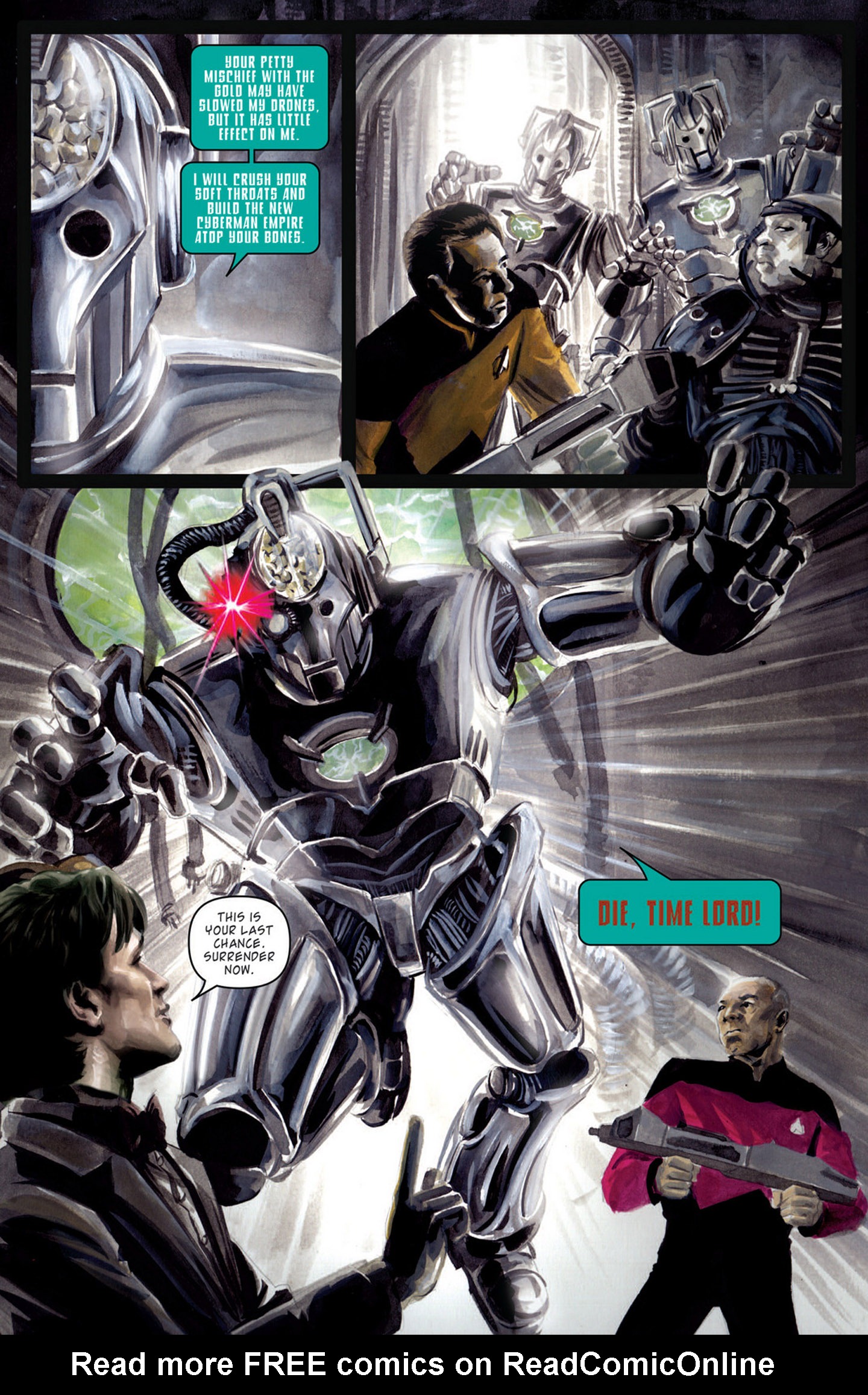 Read online Star Trek: The Next Generation/Doctor Who: Assimilation² comic -  Issue #8 - 13