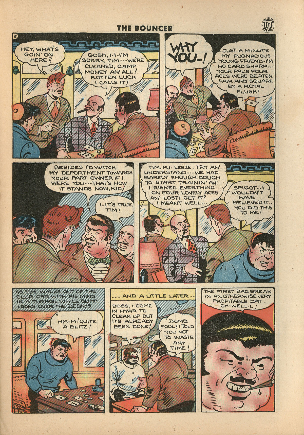 Read online The Bouncer (1944) comic -  Issue #13 - 15