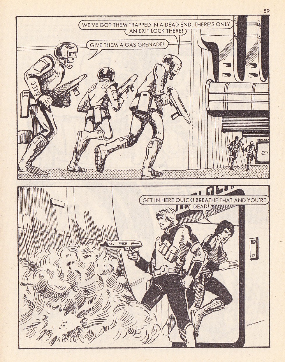 Read online Starblazer comic -  Issue #38 - 59