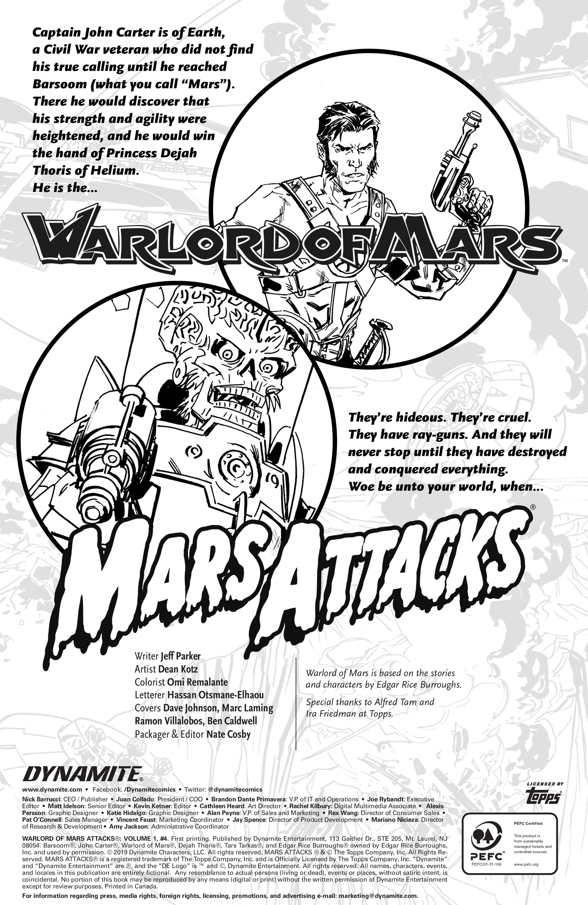 Read online Warlord of Mars Attacks comic -  Issue #4 - 5