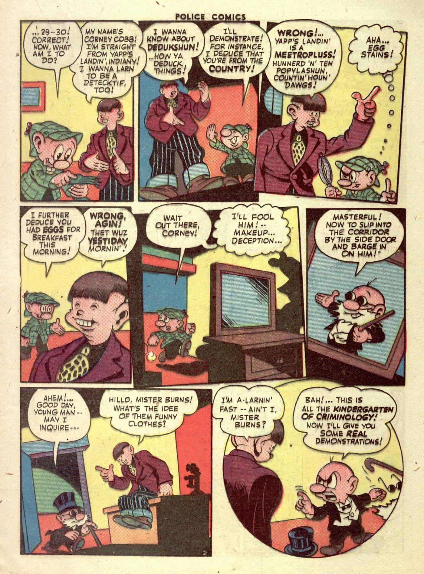 Read online Police Comics comic -  Issue #31 - 25