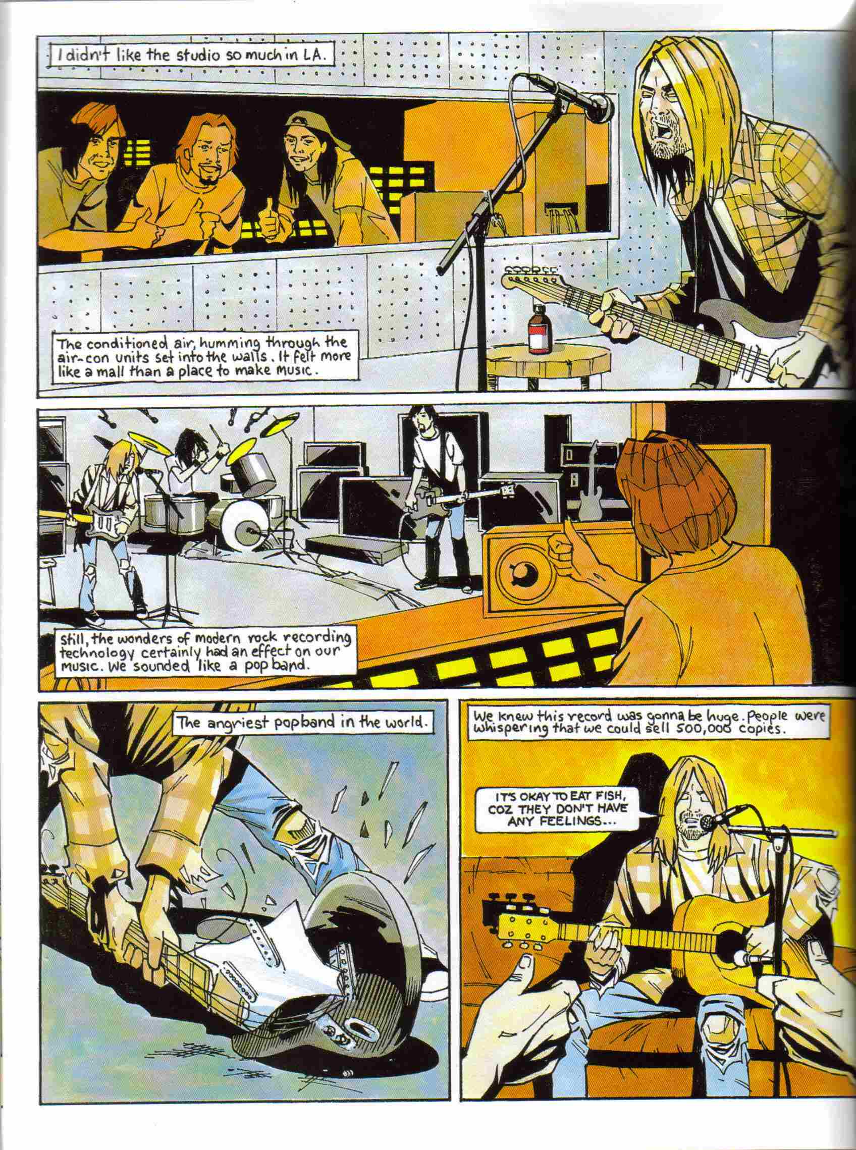 Read online GodSpeed: The Kurt Cobain Graphic comic -  Issue # TPB - 53