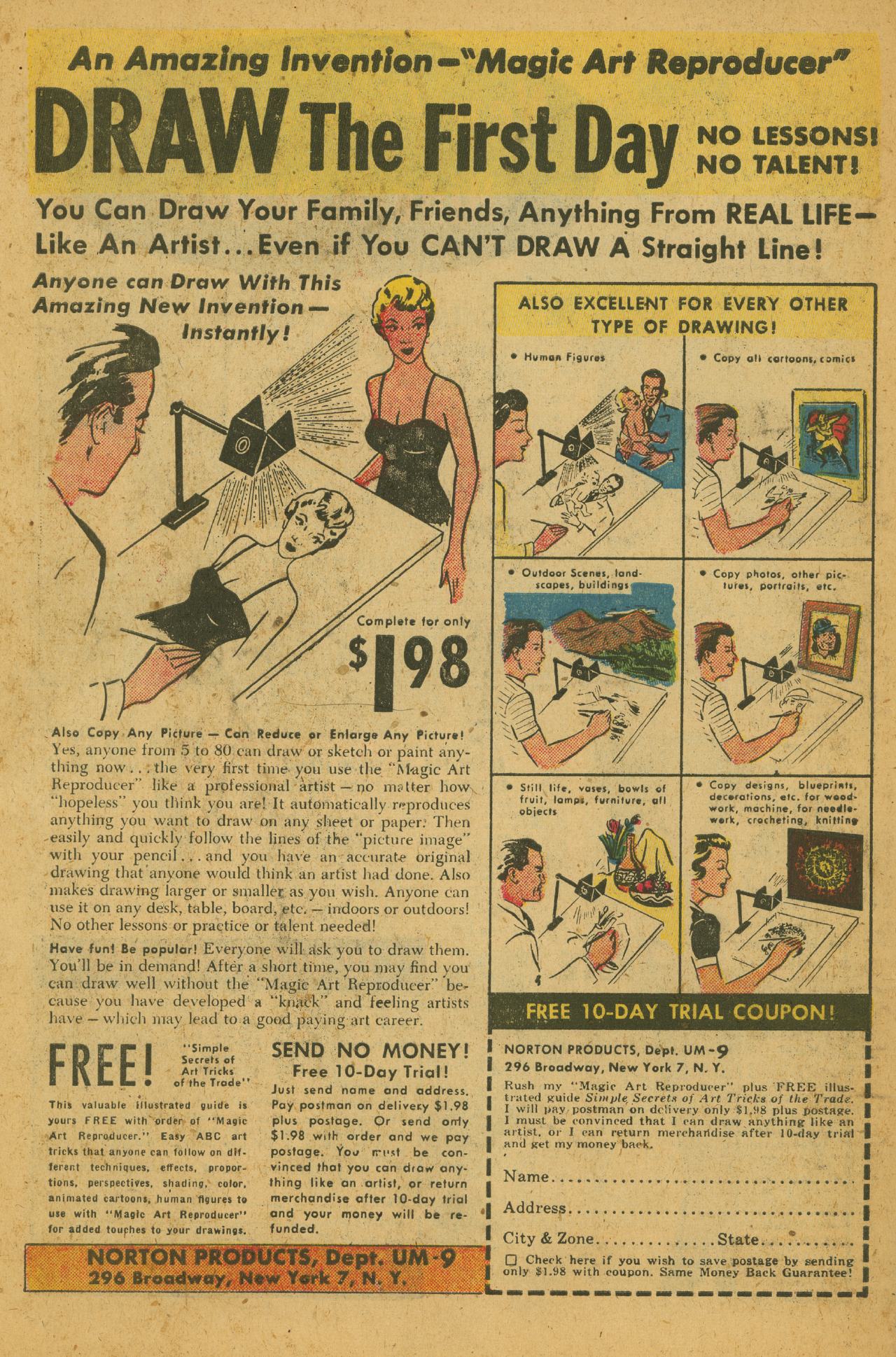 Read online Weird Mysteries (1952) comic -  Issue #1 - 34