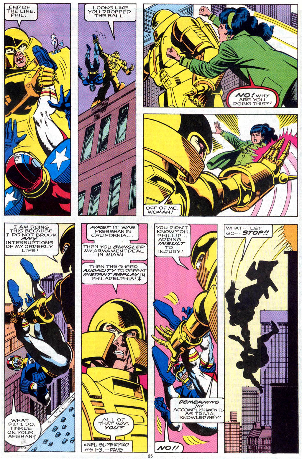 Read online NFL SuperPro comic -  Issue #4 - 20