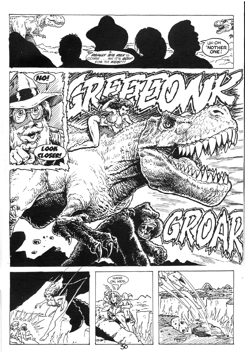 Read online Cavewoman: Rain comic -  Issue #8 - 32