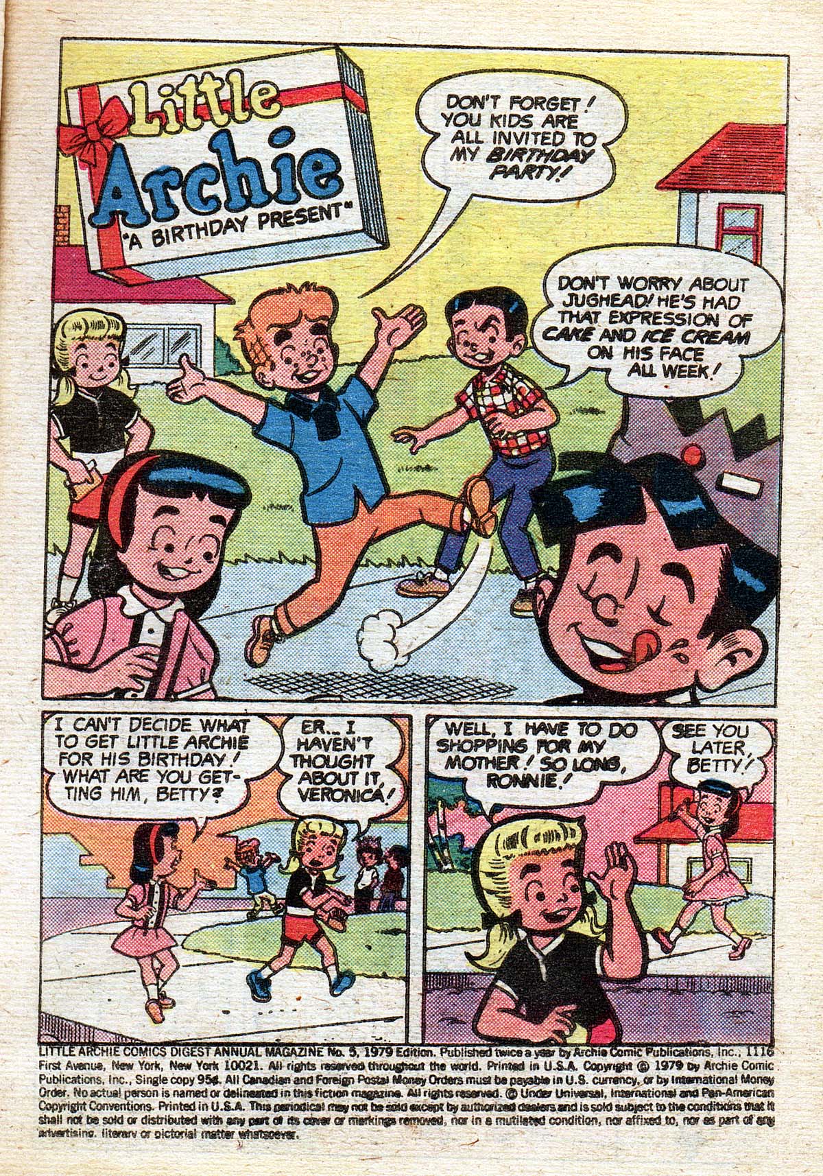 Read online Little Archie Comics Digest Magazine comic -  Issue #5 - 2