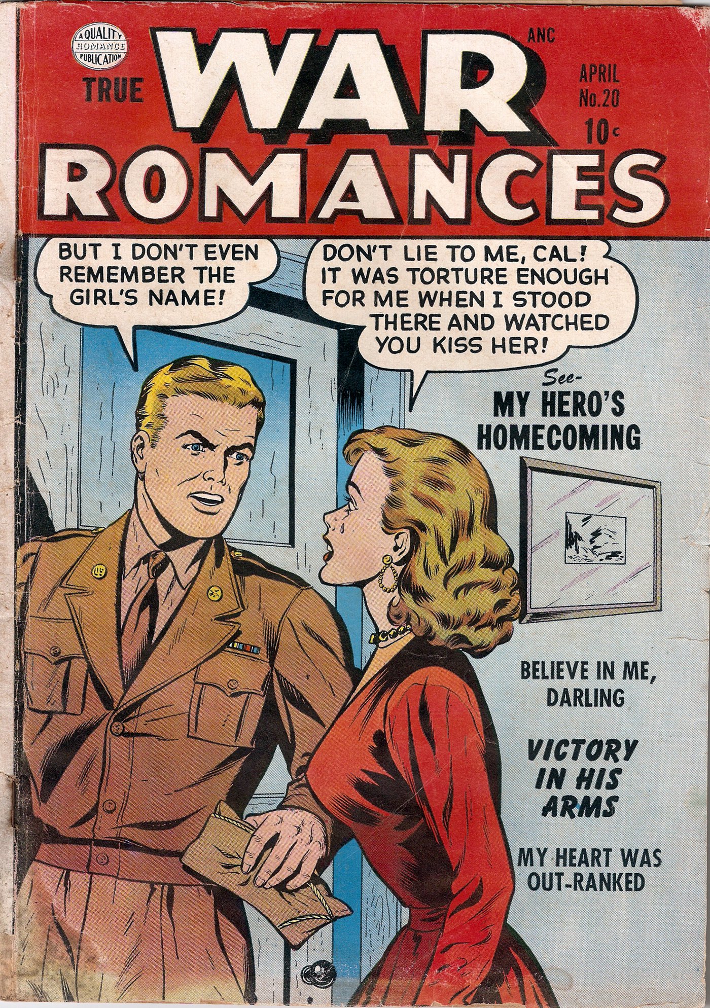 Read online True War Romances comic -  Issue #20 - 1