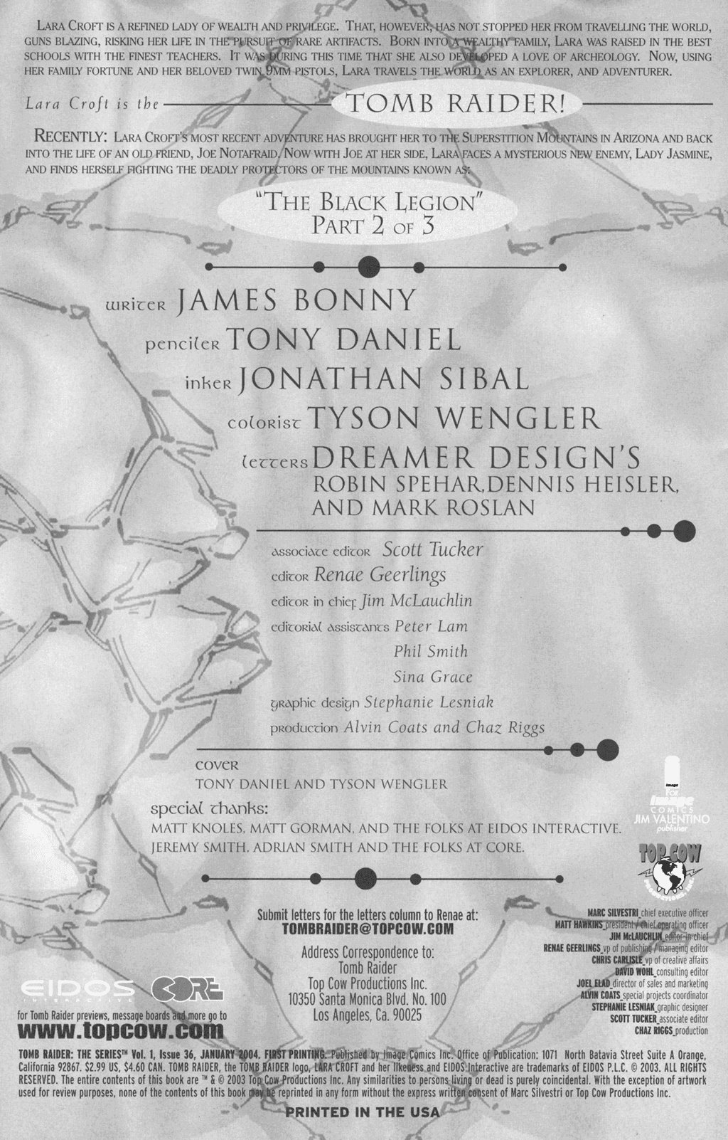 Read online Tomb Raider: The Series comic -  Issue #36 - 2