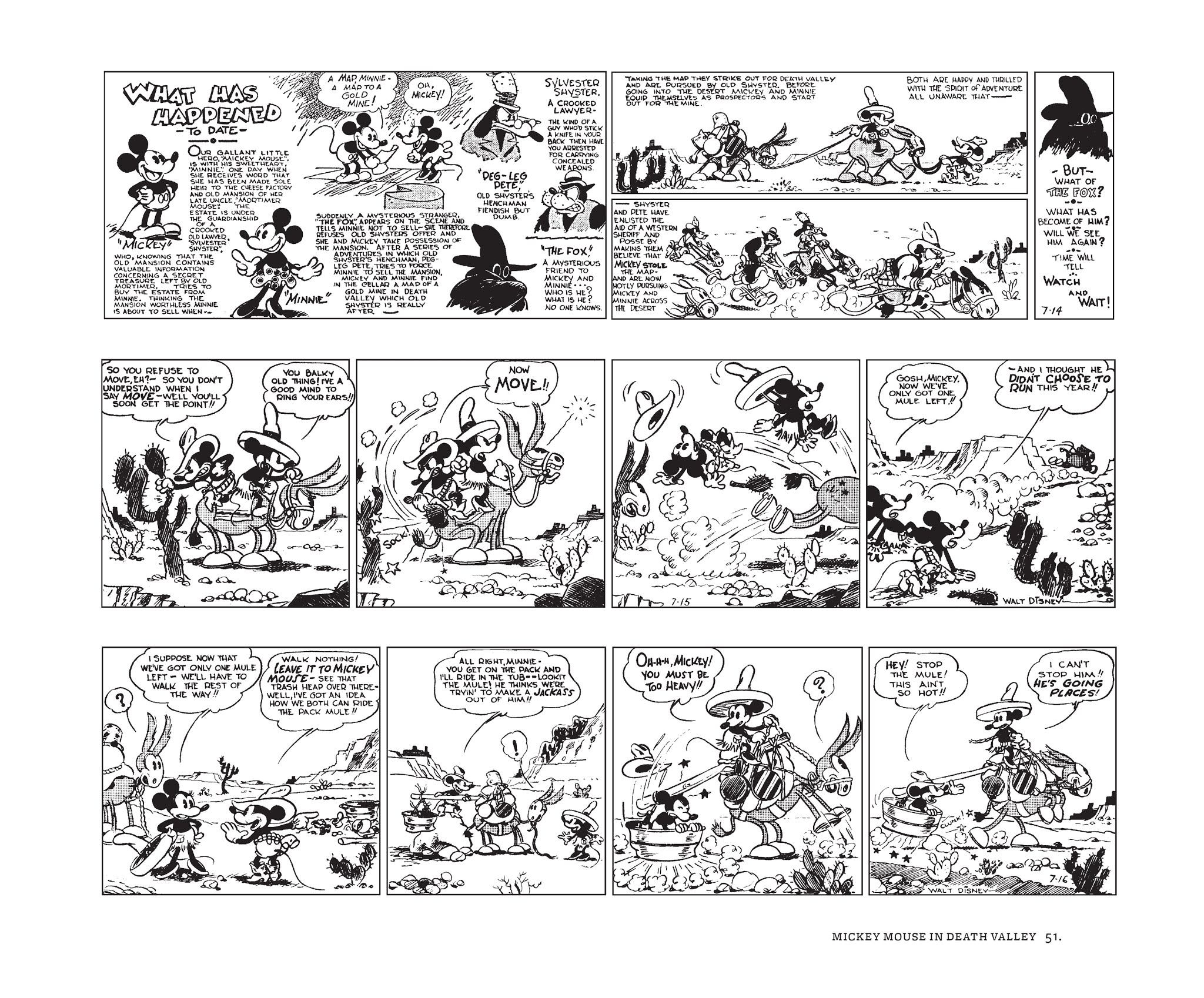Read online Walt Disney's Mickey Mouse by Floyd Gottfredson comic -  Issue # TPB 1 (Part 1) - 51