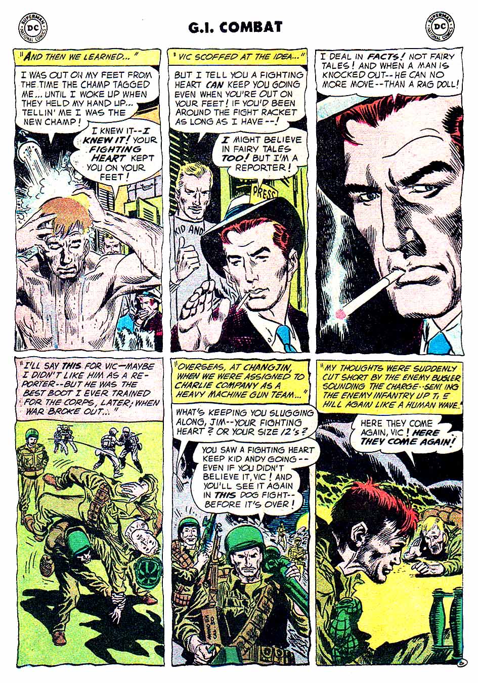 Read online G.I. Combat (1952) comic -  Issue #45 - 8