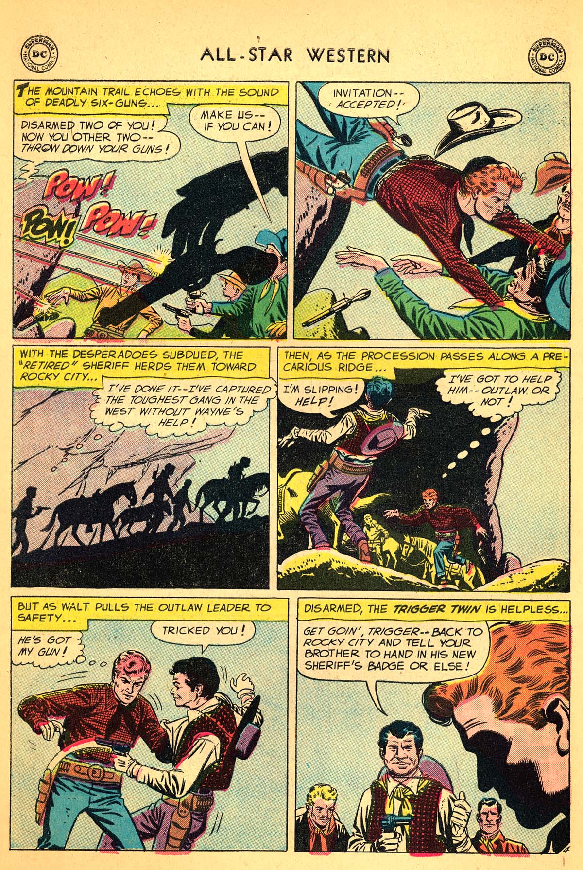 Read online All-Star Western (1951) comic -  Issue #99 - 6