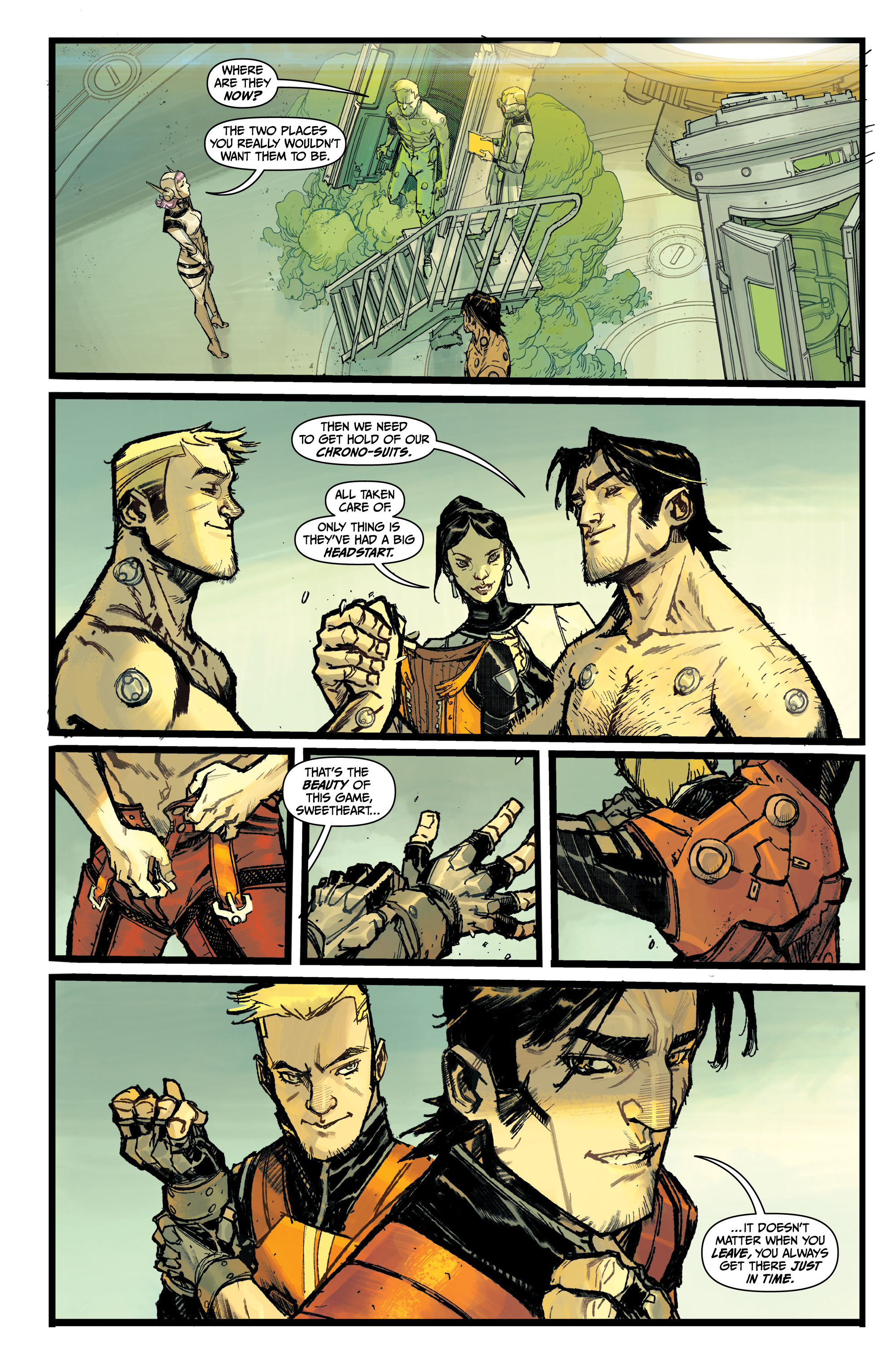 Read online Chrononauts: Futureshock comic -  Issue #4 - 9