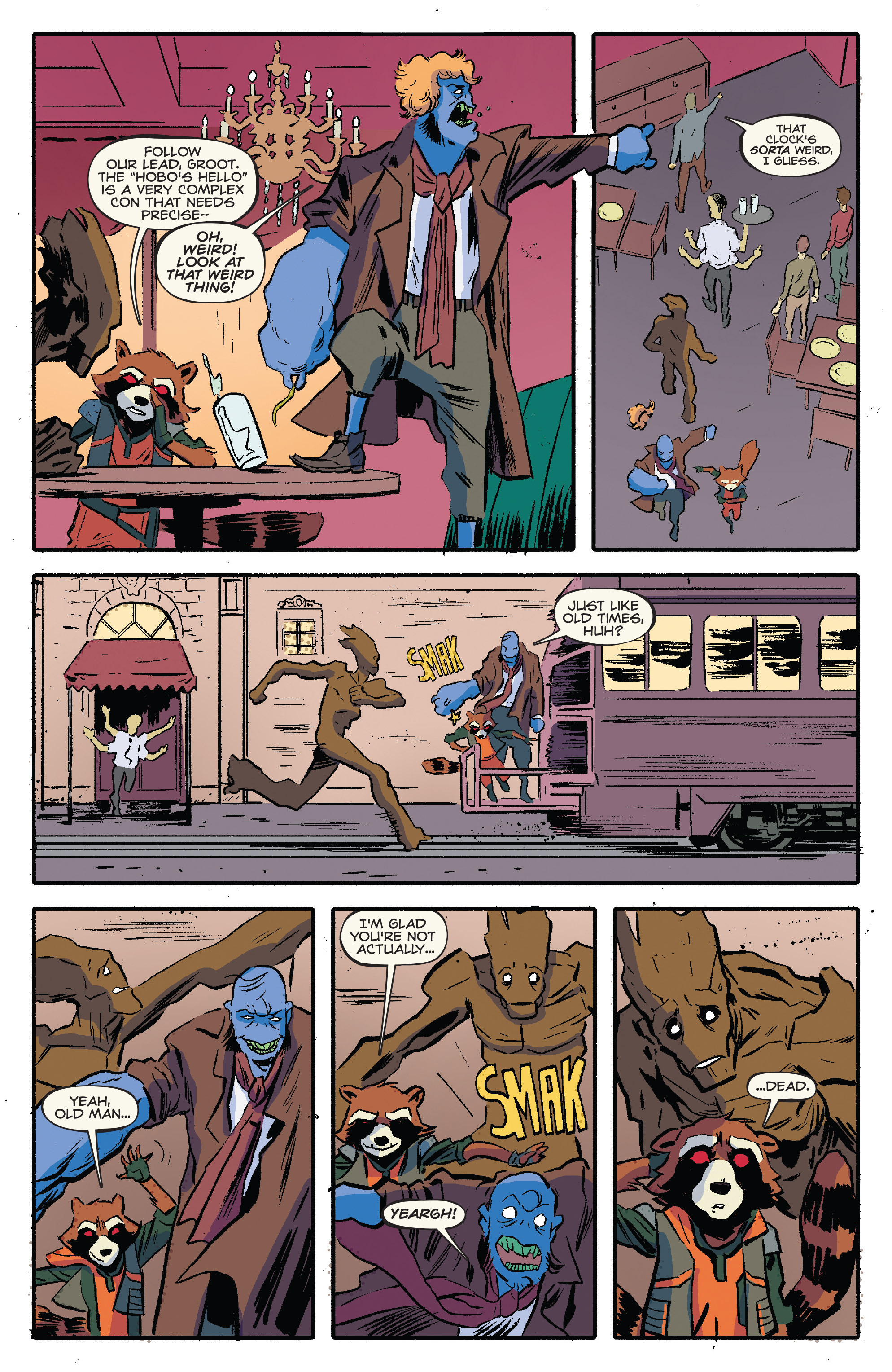 Read online Rocket Raccoon & Groot comic -  Issue #7 - 11