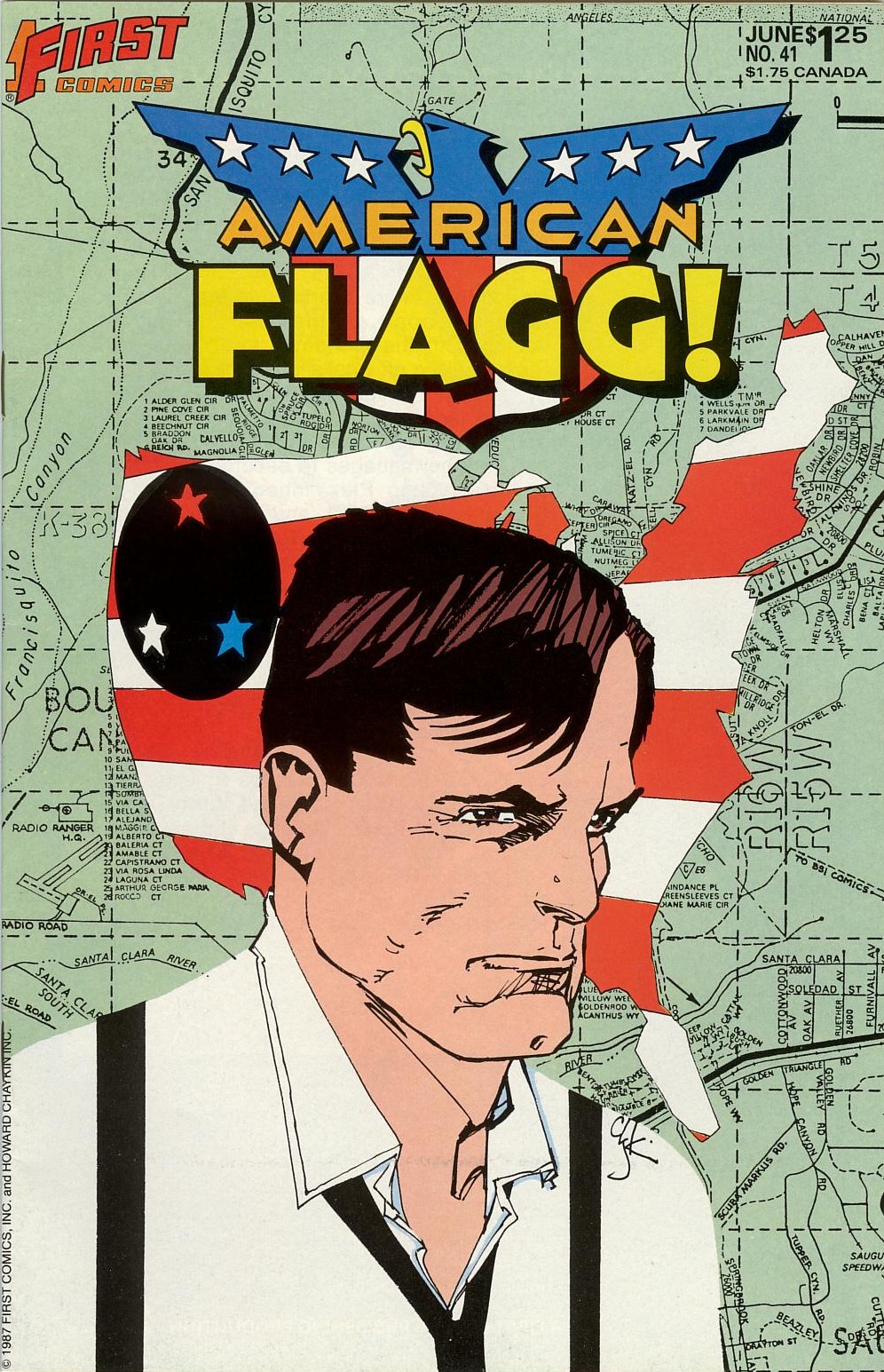 Read online American Flagg! comic -  Issue #41 - 1