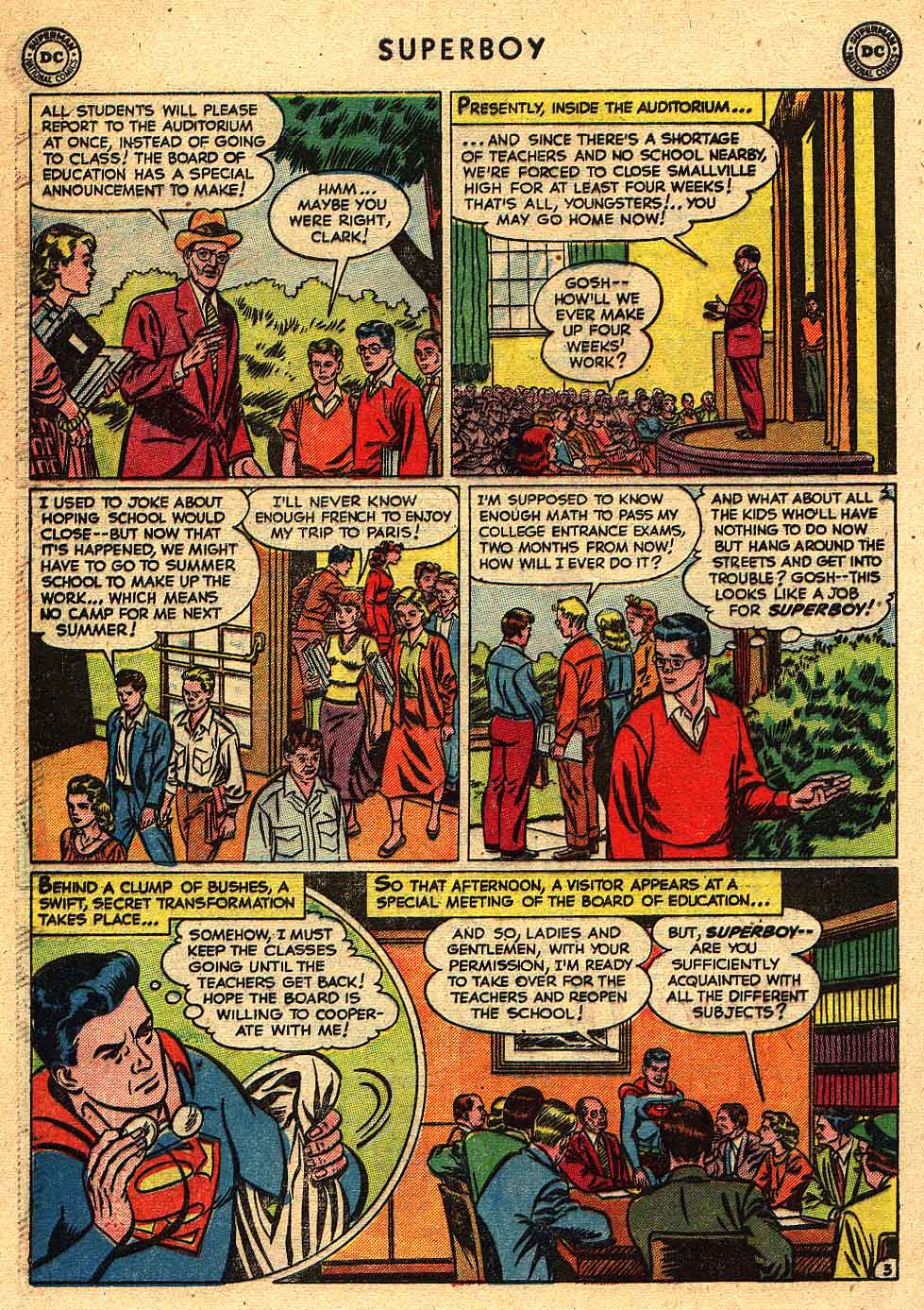 Read online Superboy (1949) comic -  Issue #19 - 28