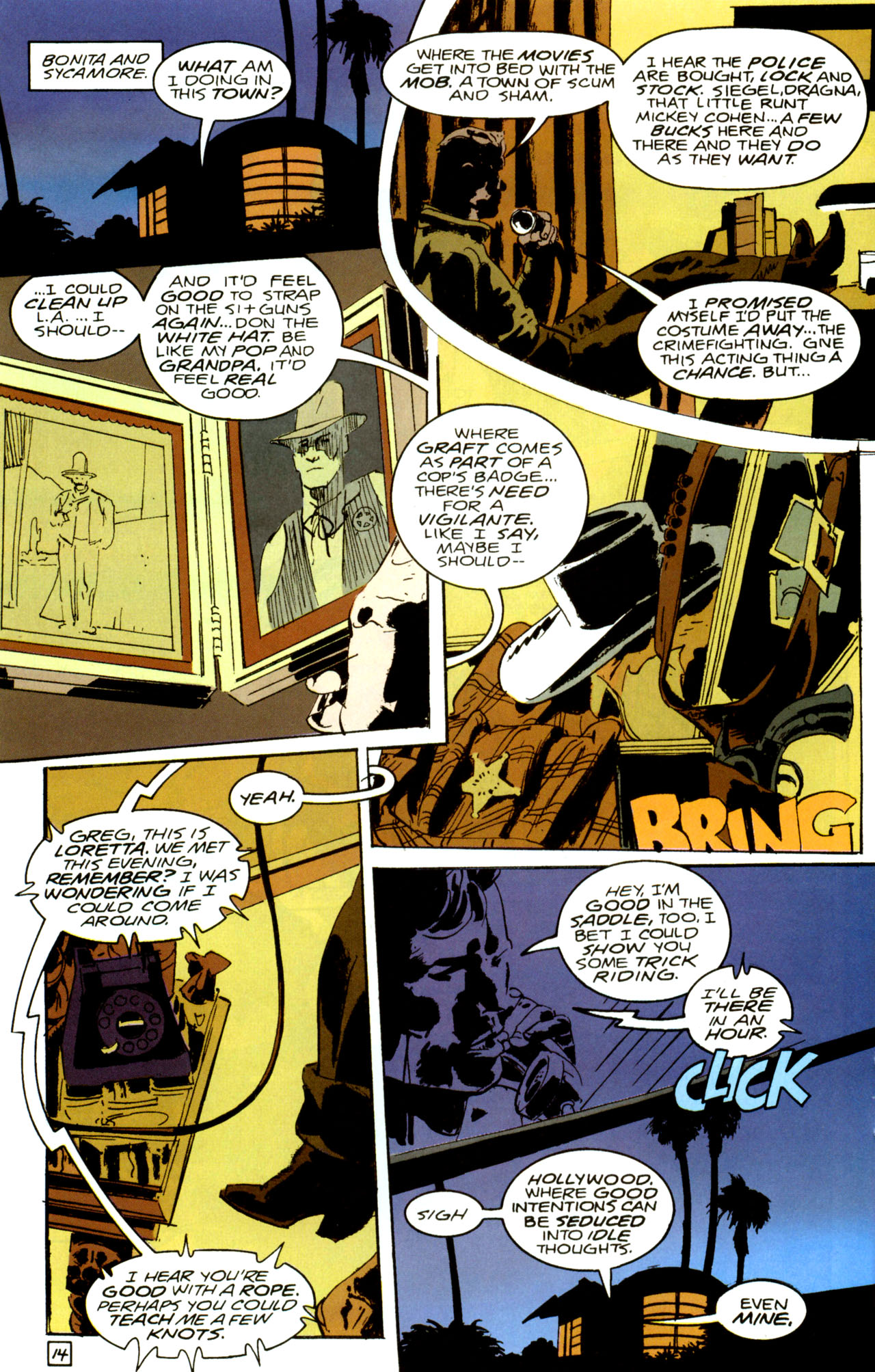 Read online Vigilante: City Lights, Prairie Justice comic -  Issue #1 - 14