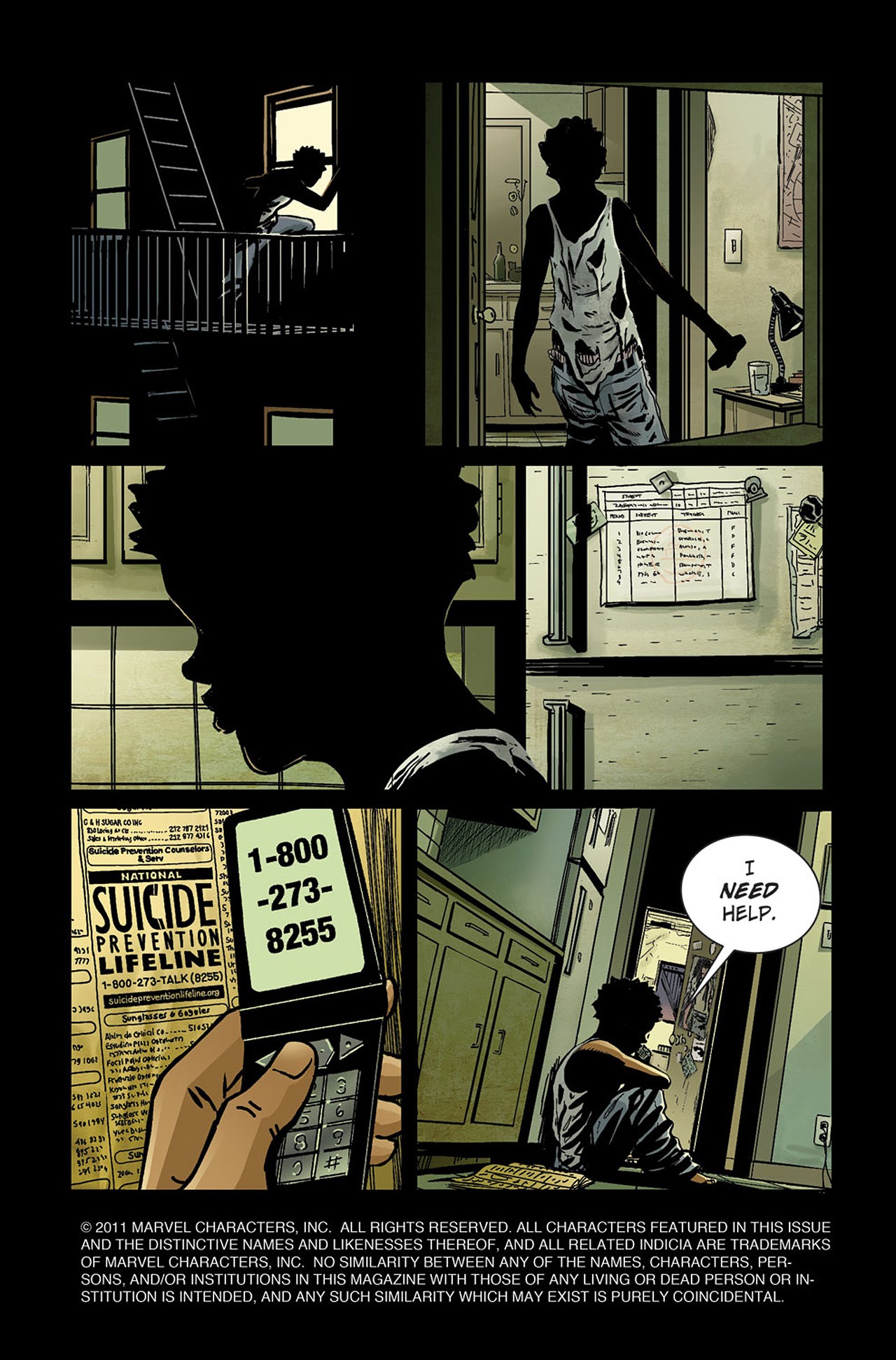 Read online Captain America: A Little Help comic -  Issue # Full - 12