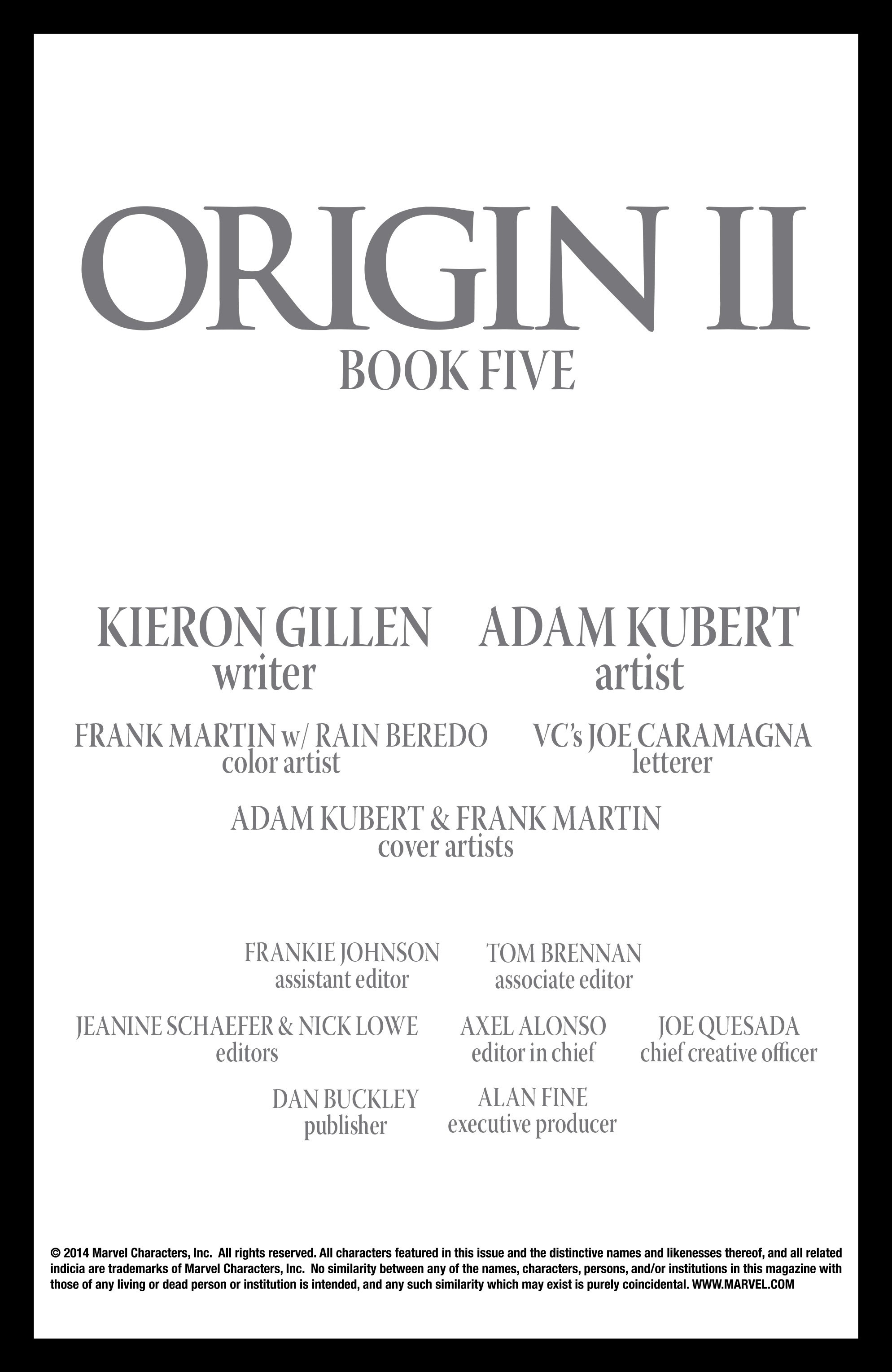 Read online Origin II comic -  Issue # _TPB - 120