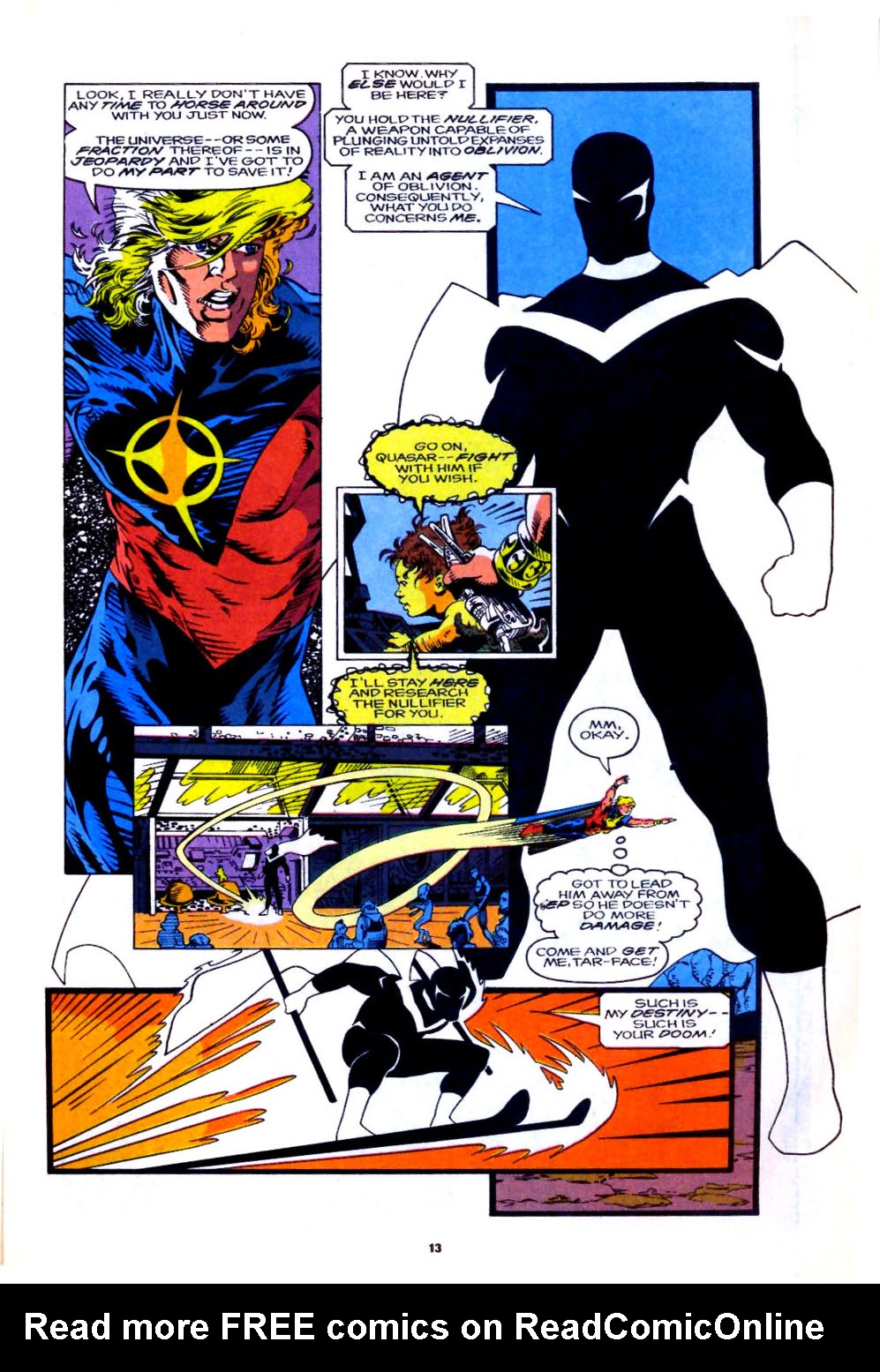 Read online Quasar comic -  Issue #39 - 11