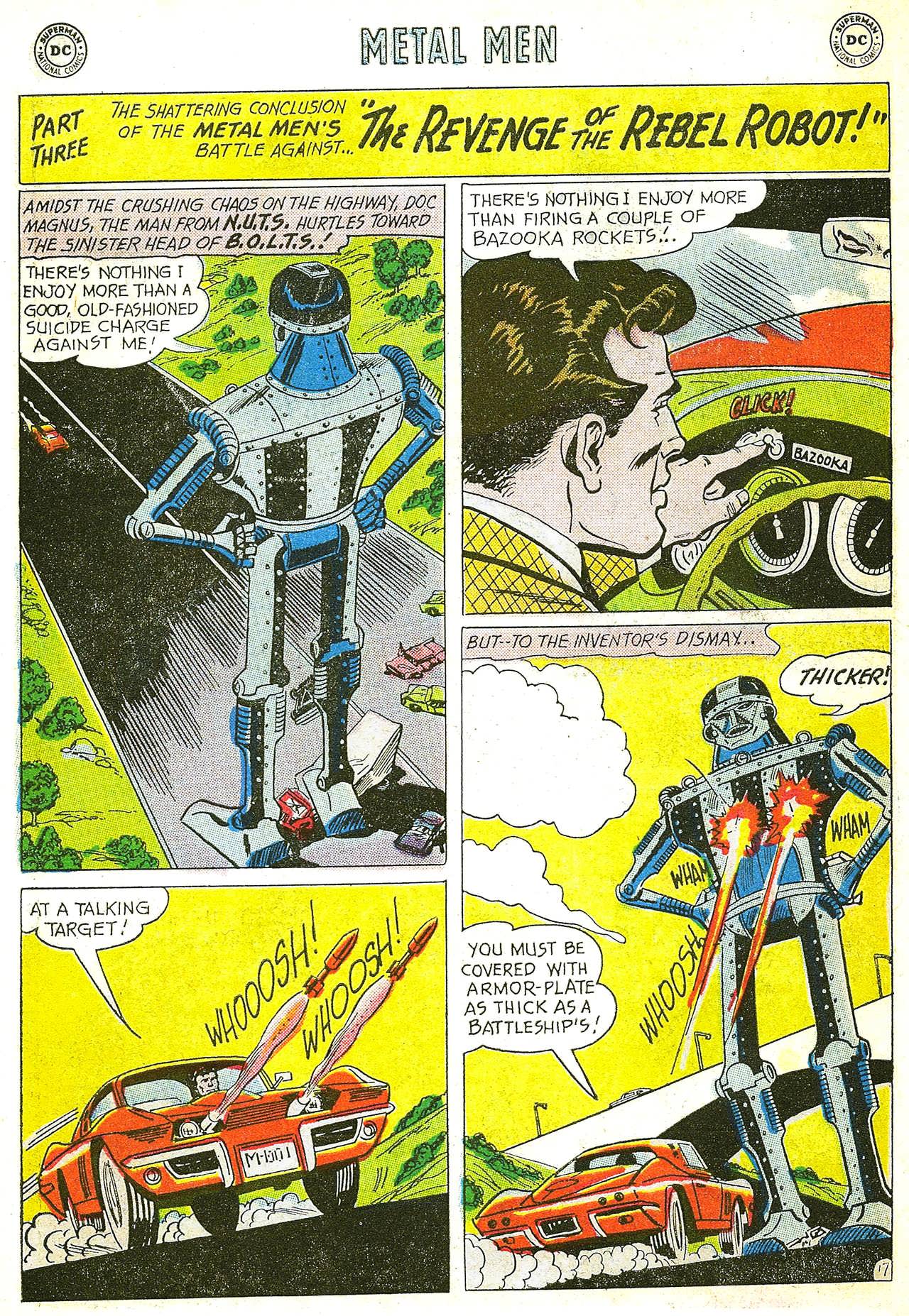 Read online Metal Men (1963) comic -  Issue #15 - 22