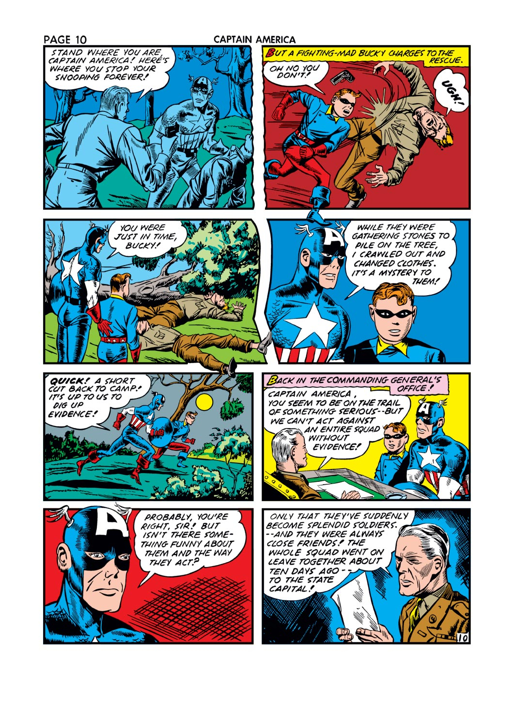 Read online Captain America Comics comic -  Issue #11 - 11