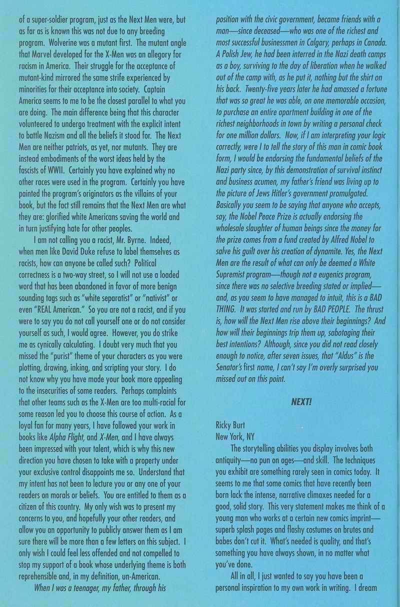 Read online John Byrne's Next Men (1992) comic -  Issue #11 - 32