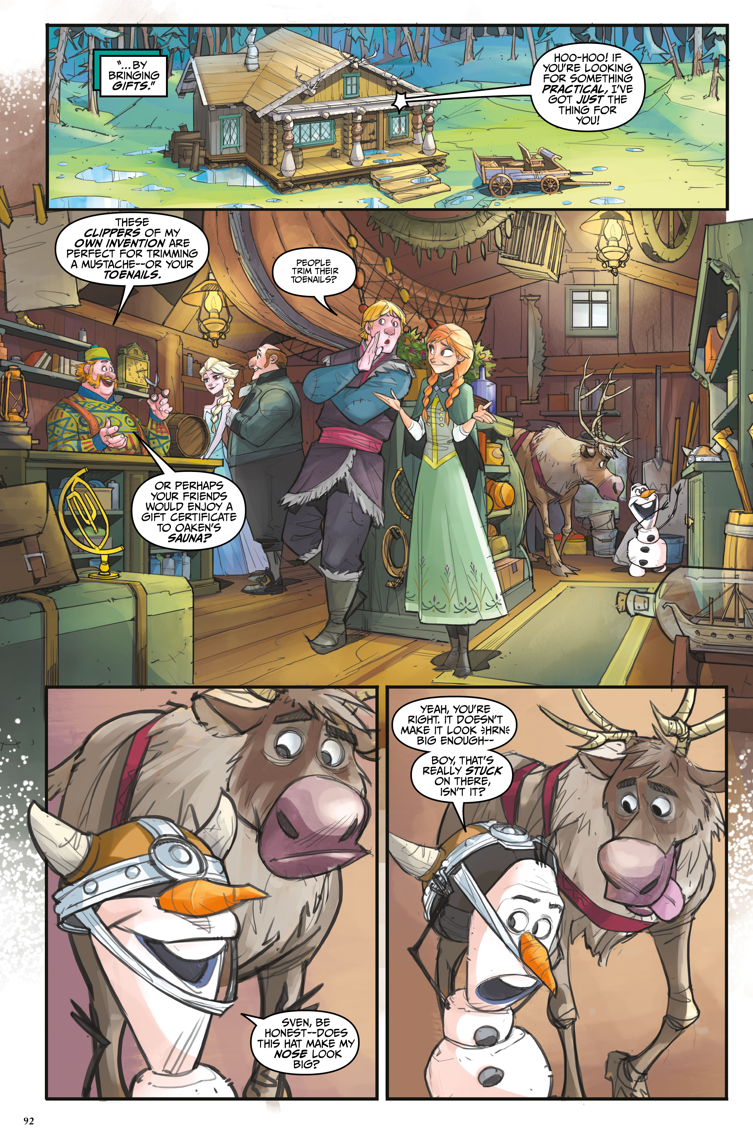 Read online Disney Frozen Library Edition comic -  Issue # TPB (Part 1) - 94