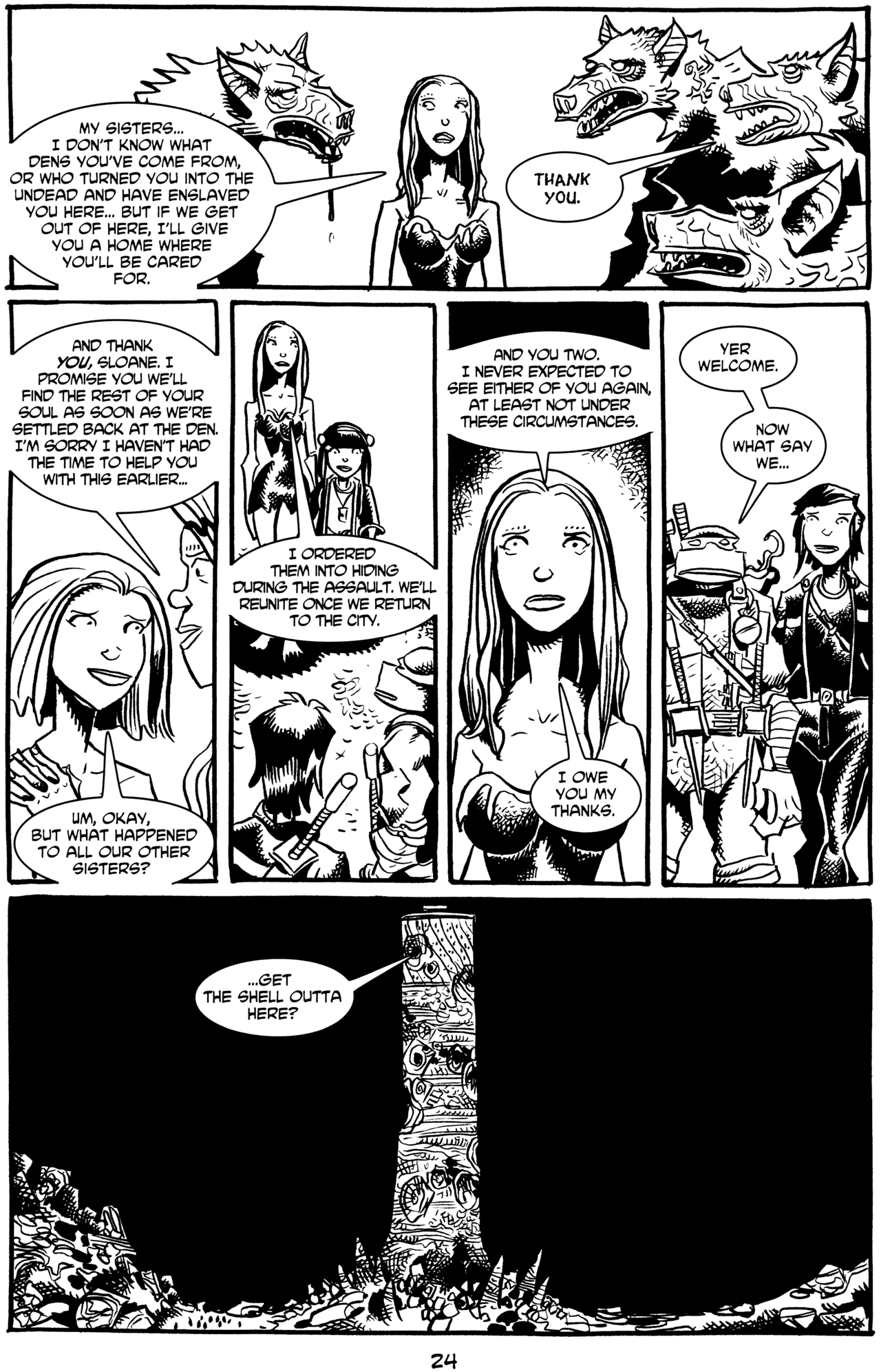 Read online Raphael Bad Moon Rising comic -  Issue #4 - 25