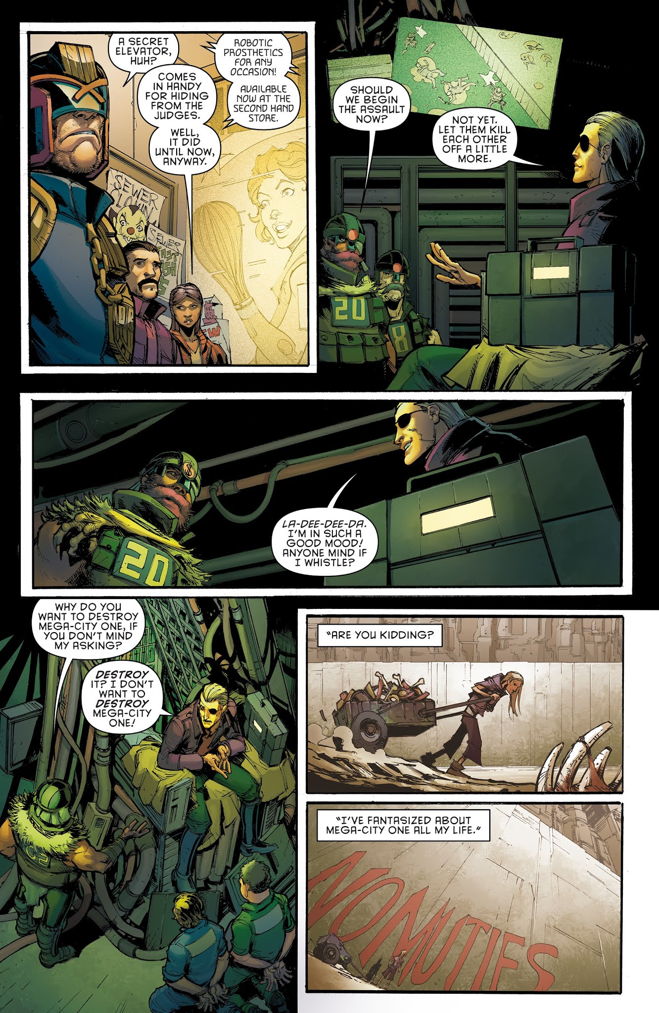 Read online Judge Dredd: Under Siege comic -  Issue #4 - 6