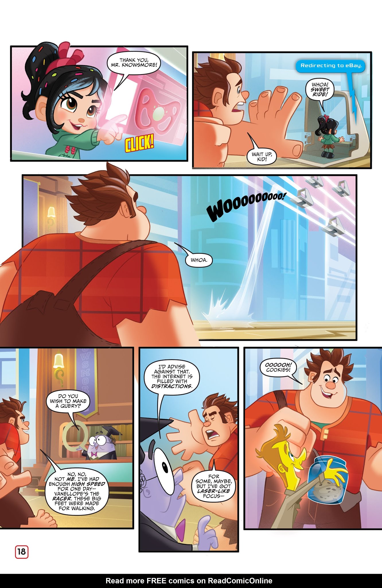 Read online Disney Ralph Breaks the Internet: Click Start- Select-Your-Story Adventure comic -  Issue # Full - 17