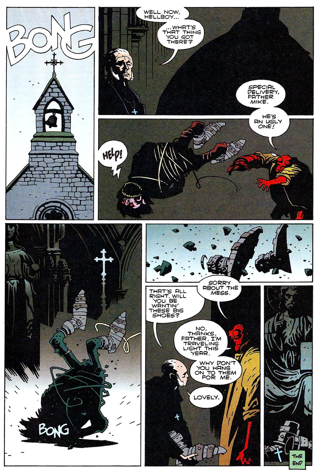 Read online Hellboy: The Corpse and the Iron Shoes comic -  Issue # Full - 33