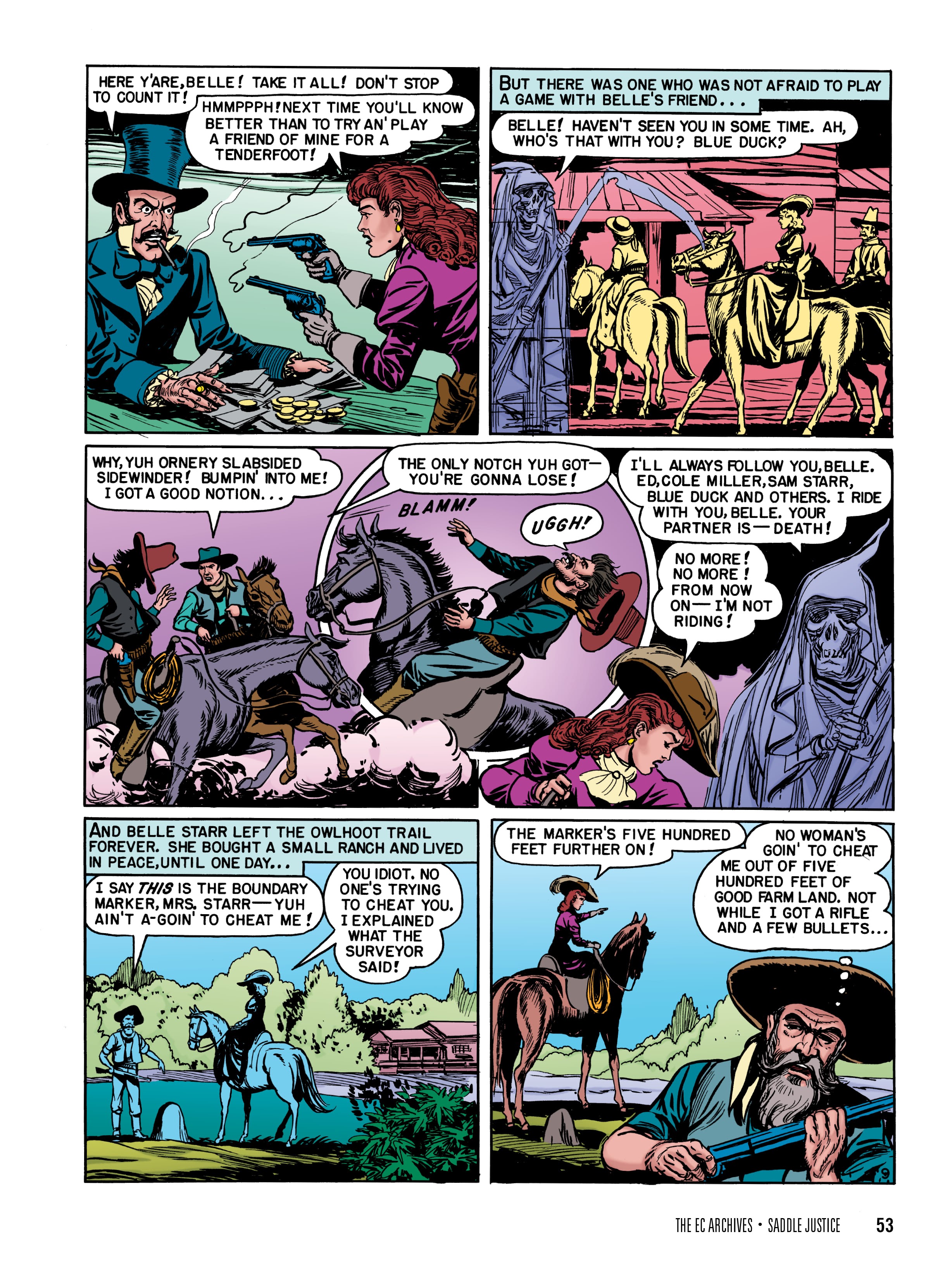 Read online The EC Archives: Saddle Justice comic -  Issue # TPB (Part 1) - 55