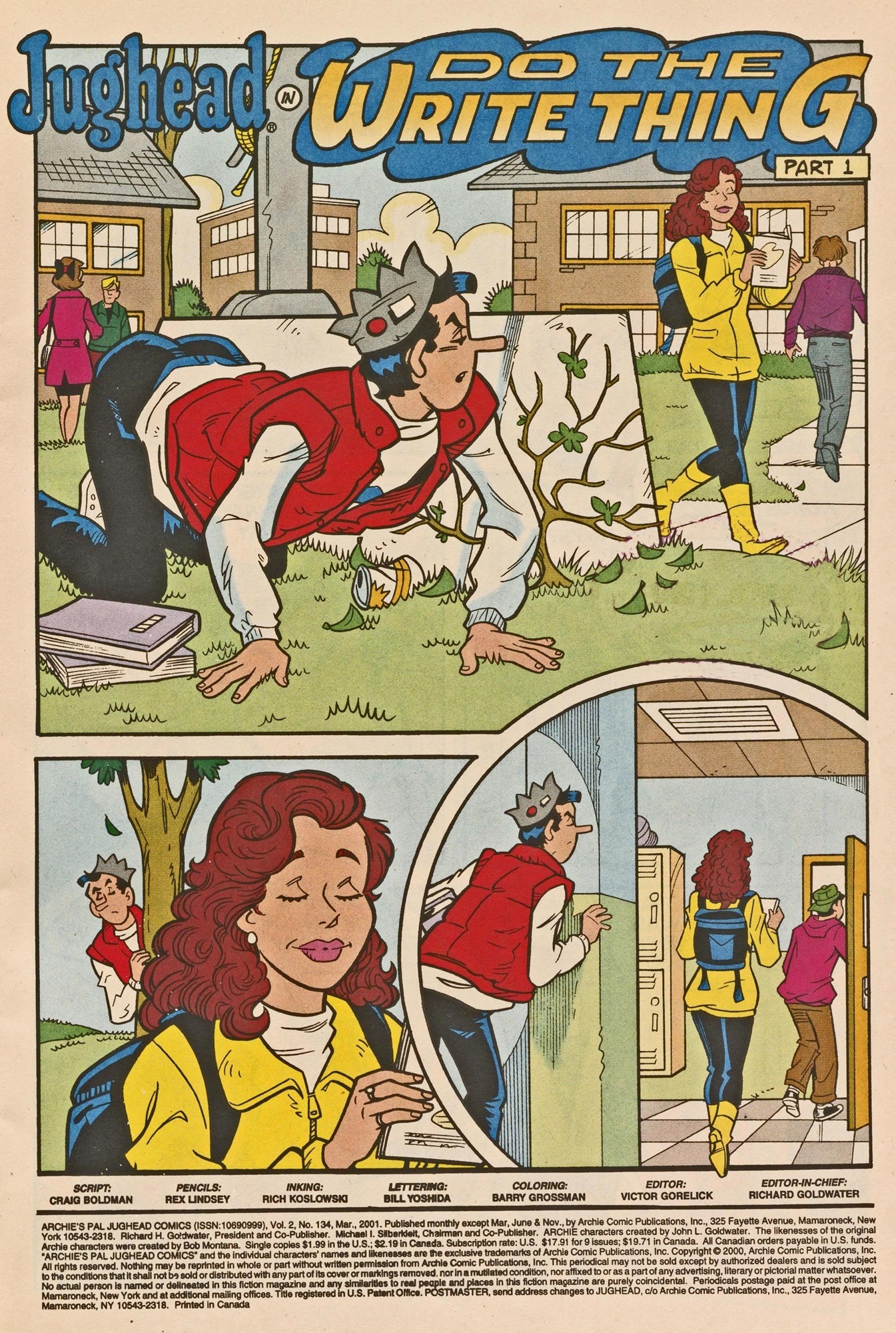 Read online Archie's Pal Jughead Comics comic -  Issue #134 - 3