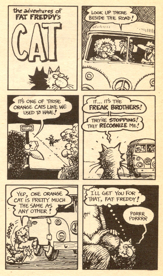 Read online Adventures of Fat Freddy's Cat comic -  Issue #2 - 50