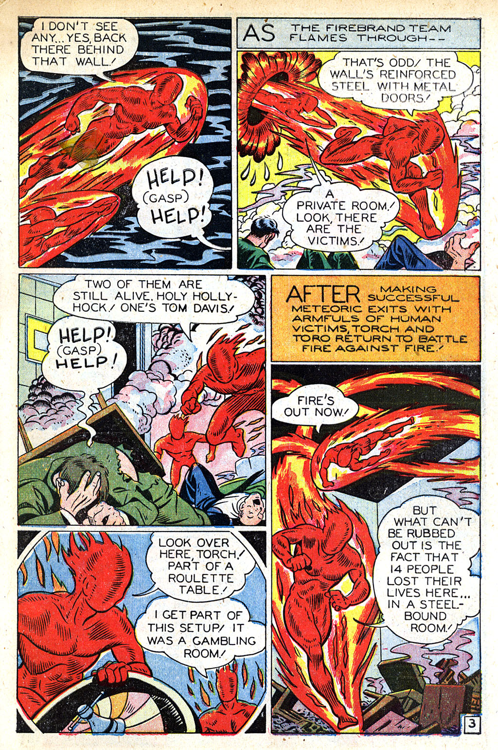 Read online The Human Torch (1940) comic -  Issue #25 - 5